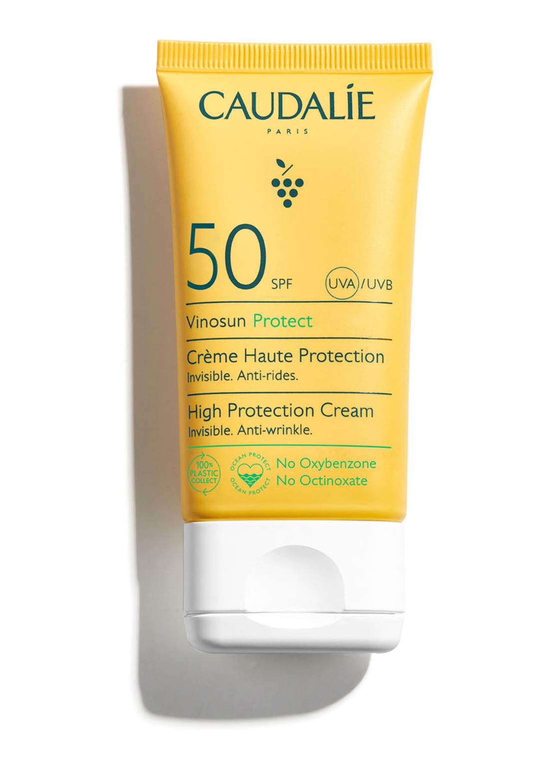 Caudalie Vinosun Protect High Protection Cream SPF50 - zonnebrand voor het gezicht - voorkant undefined