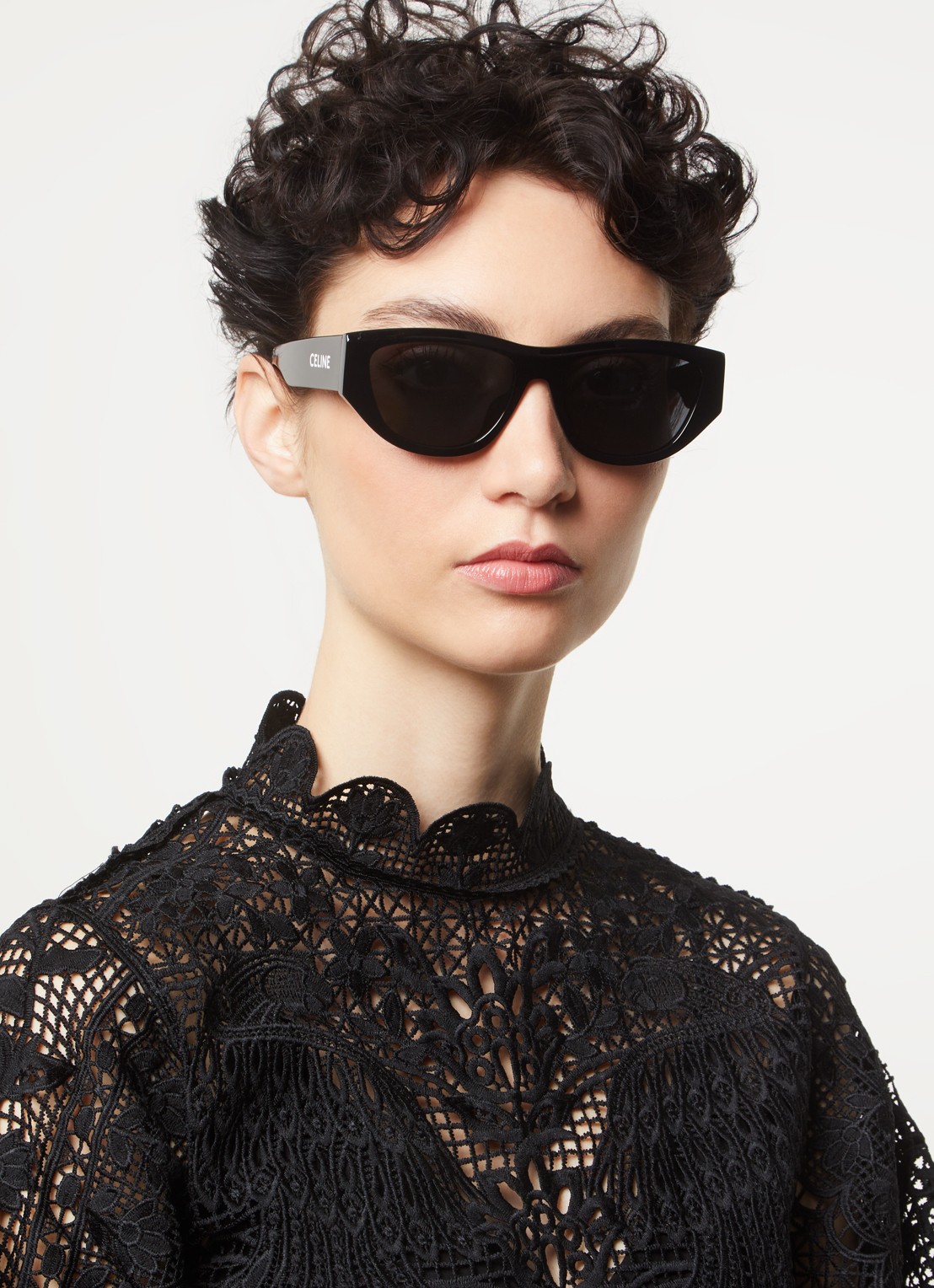 Celine Cat Eye zonnebril CL000454 - voorkant 2 zwart