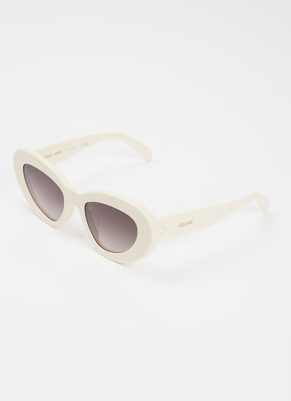 Celine Cat Eye zonnebril CL40320U - voorkant gebroken wit