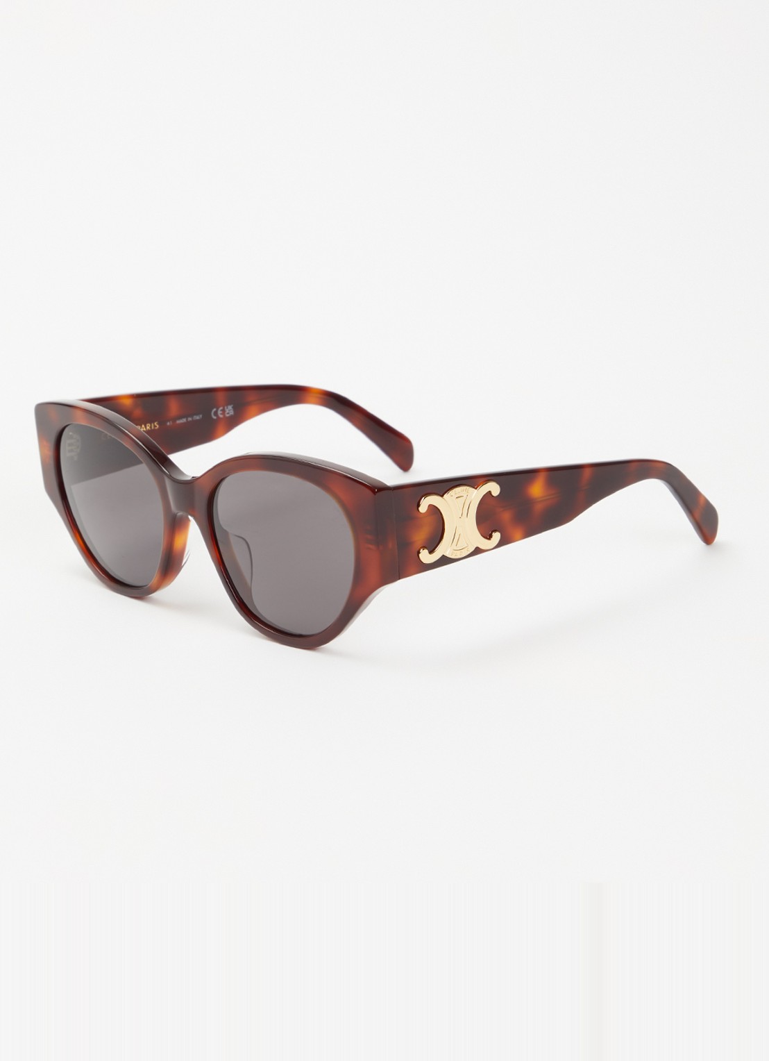 Celine Céline Maxi Triomphe zonnebril CL40328U - voorkant 4 kastanjebruin