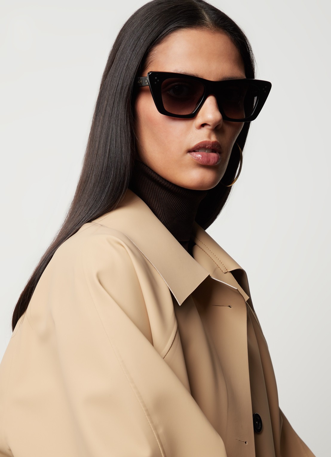 Celine Edge zonnebril CL40187I - voorkant 5 zwart