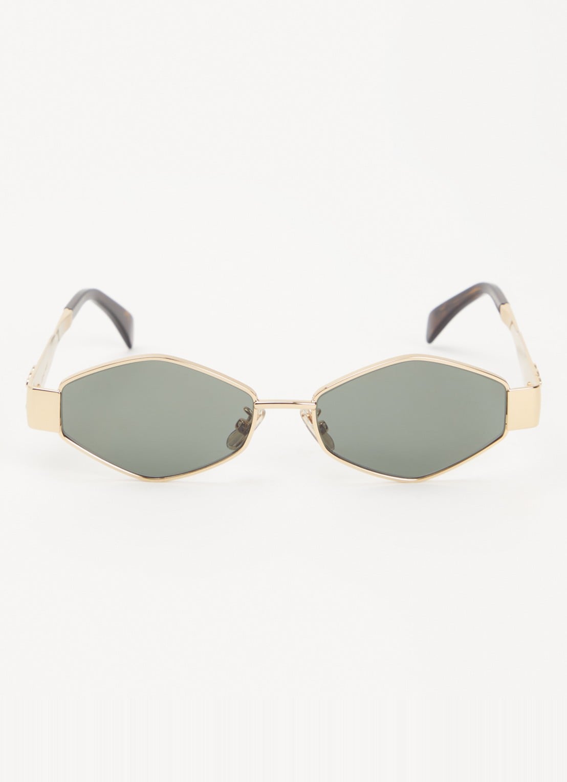 Celine Metal Triomphe zonnebril CL40254U - detail goud