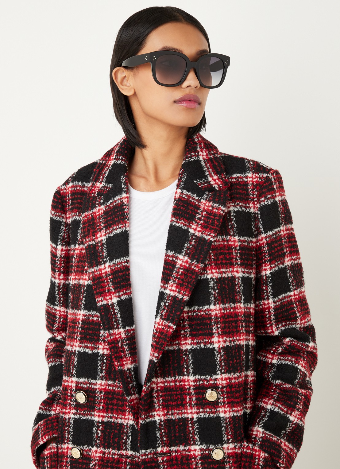 Celine New Audrey zonnebril CL4002UN  - voorkant 4 zwart