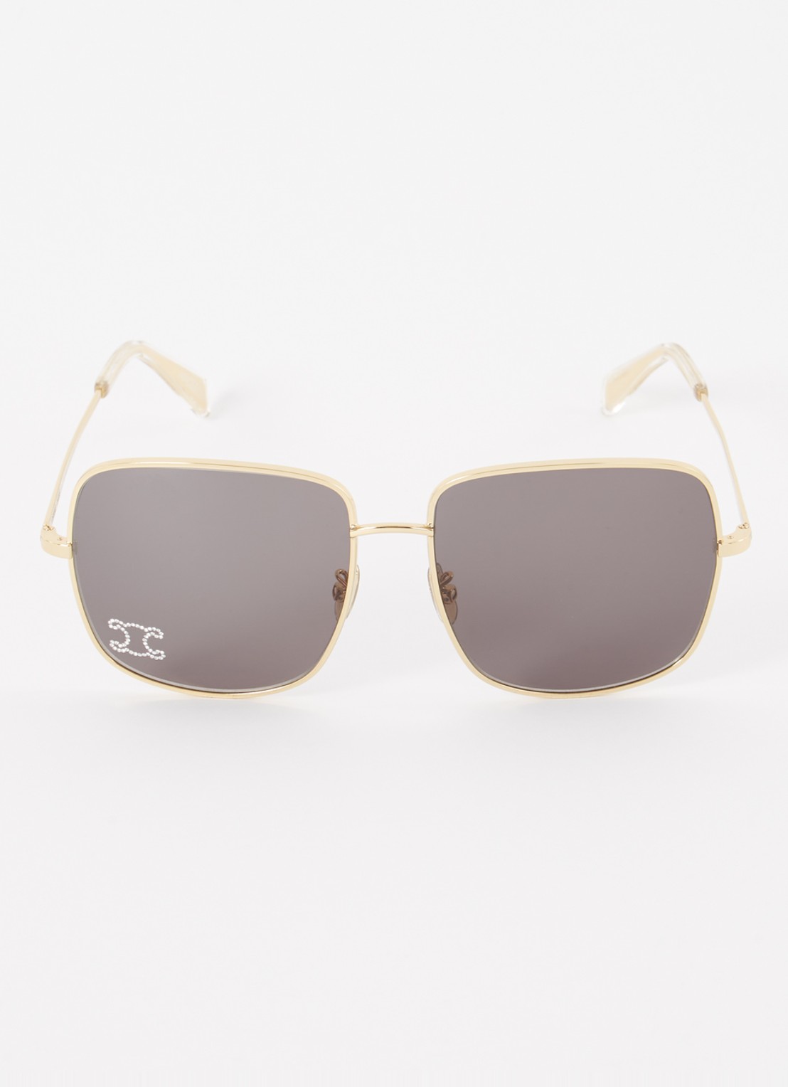 Celine Rhinestone Triomphe zonnebril CL000451 - detail 3 goud
