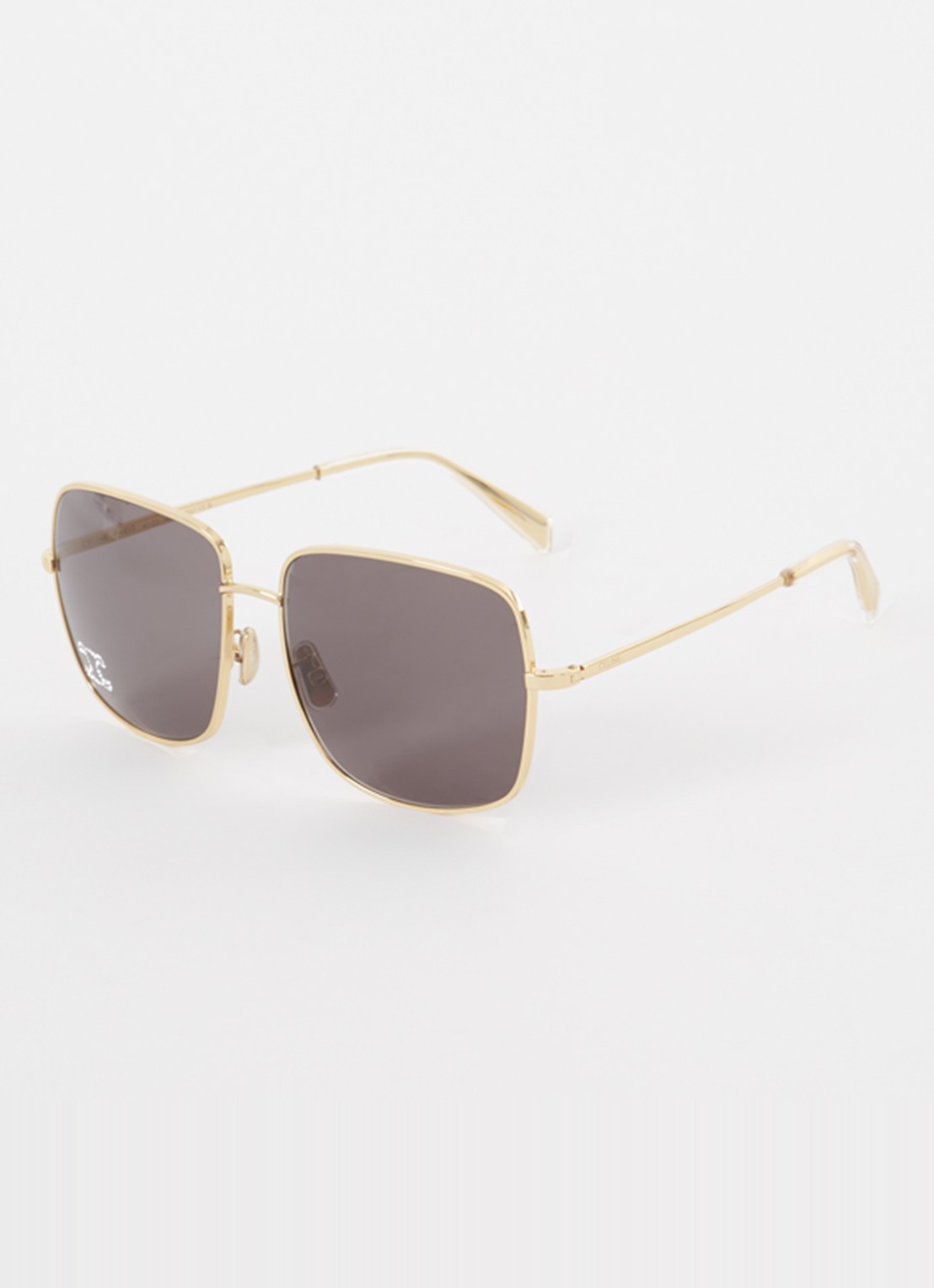 Celine Rhinestone Triomphe zonnebril CL000451 - voorkant goud