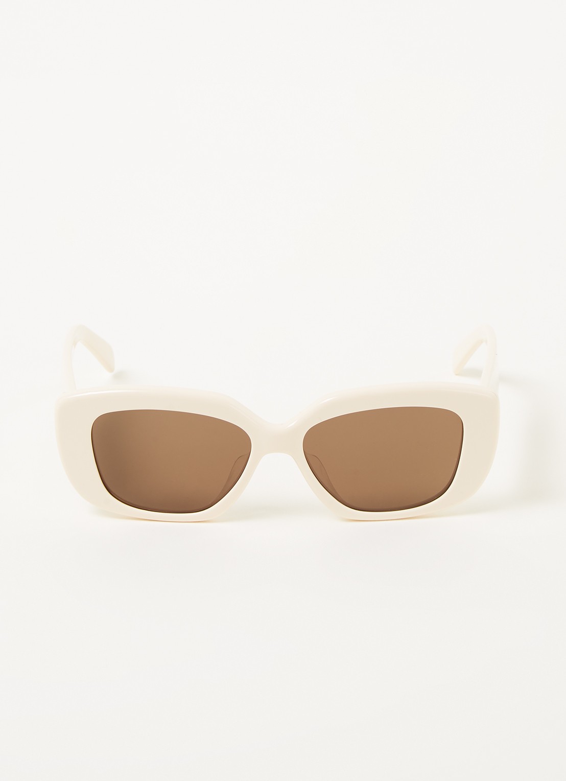 Celine Triomphe zonnebril CL40216U - voorkant 2 creme