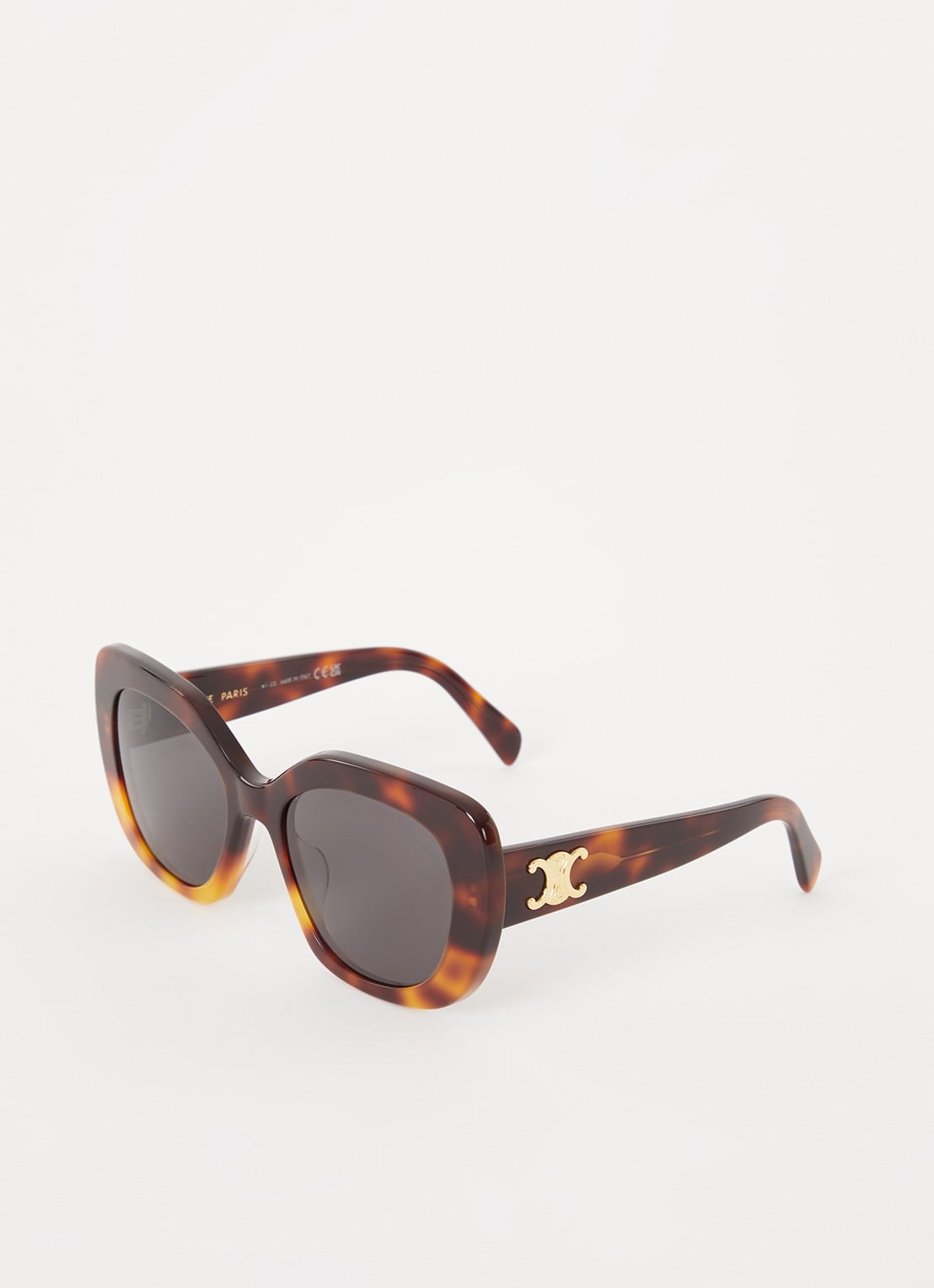 Celine Triomphe zonnebril CL40226U - voorkant donkerbruin