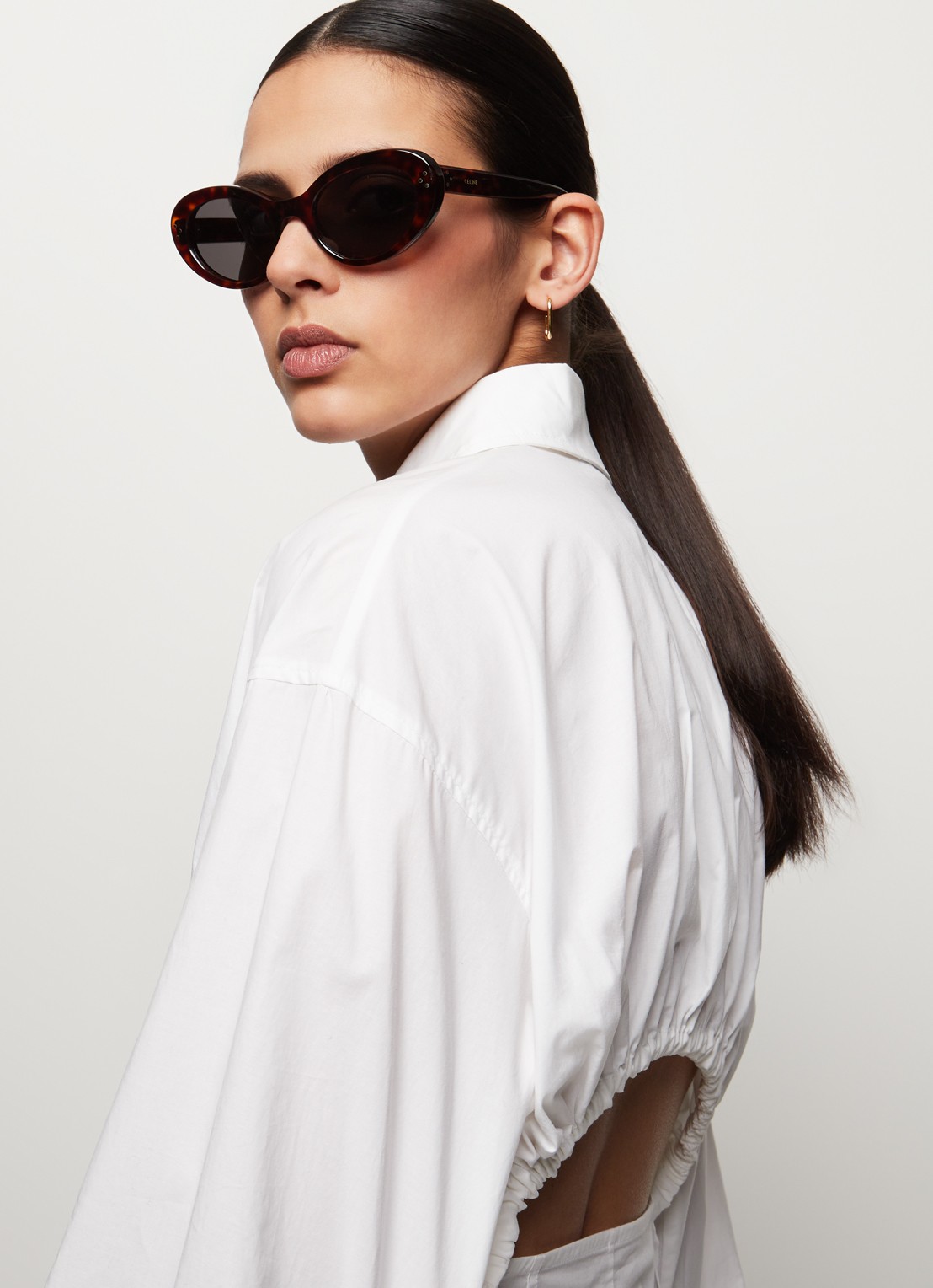 Celine Zonnebril CL000311 - voorkant 2 donkerbruin