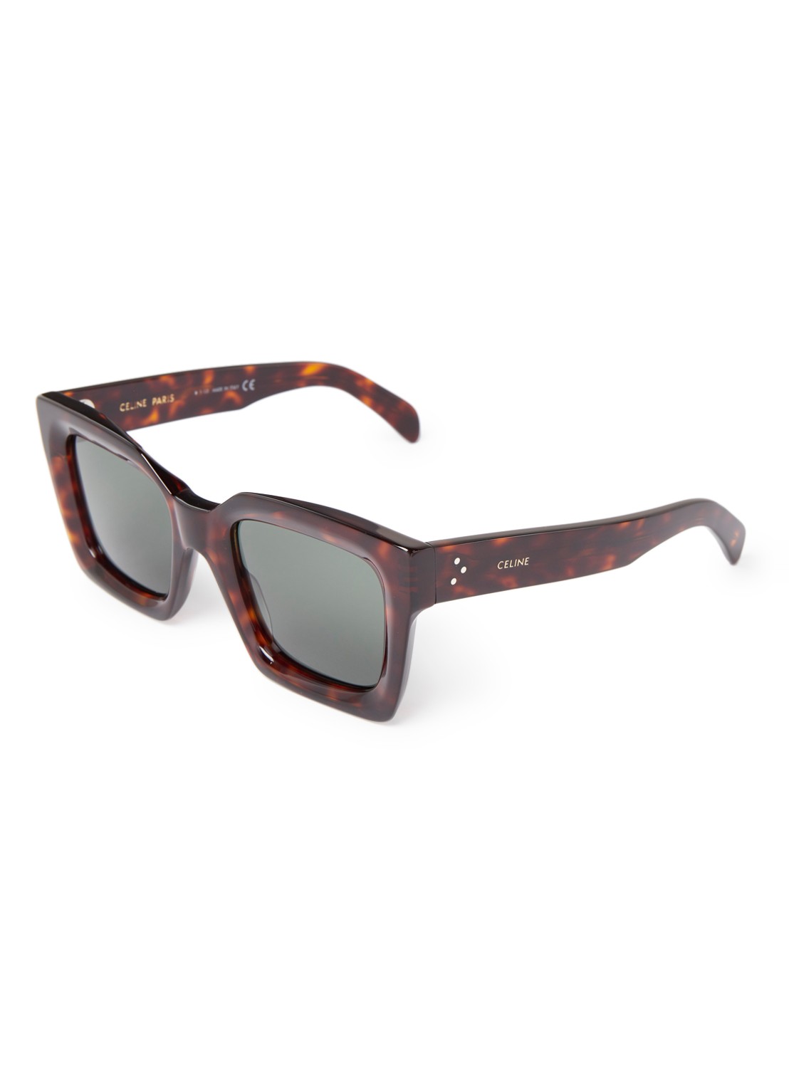 Celine Zonnebril CL40130I  - voorkant 4 donkerbruin