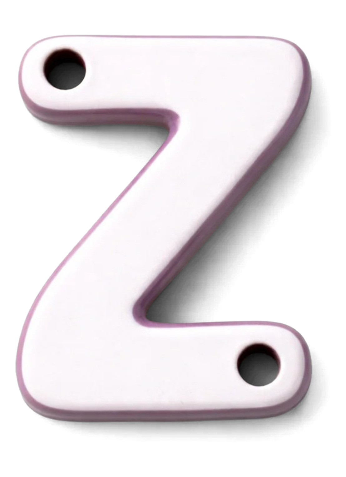 Ceramics by Romy Letter Z hanger 10 cm - voorkant 2 mosgroen