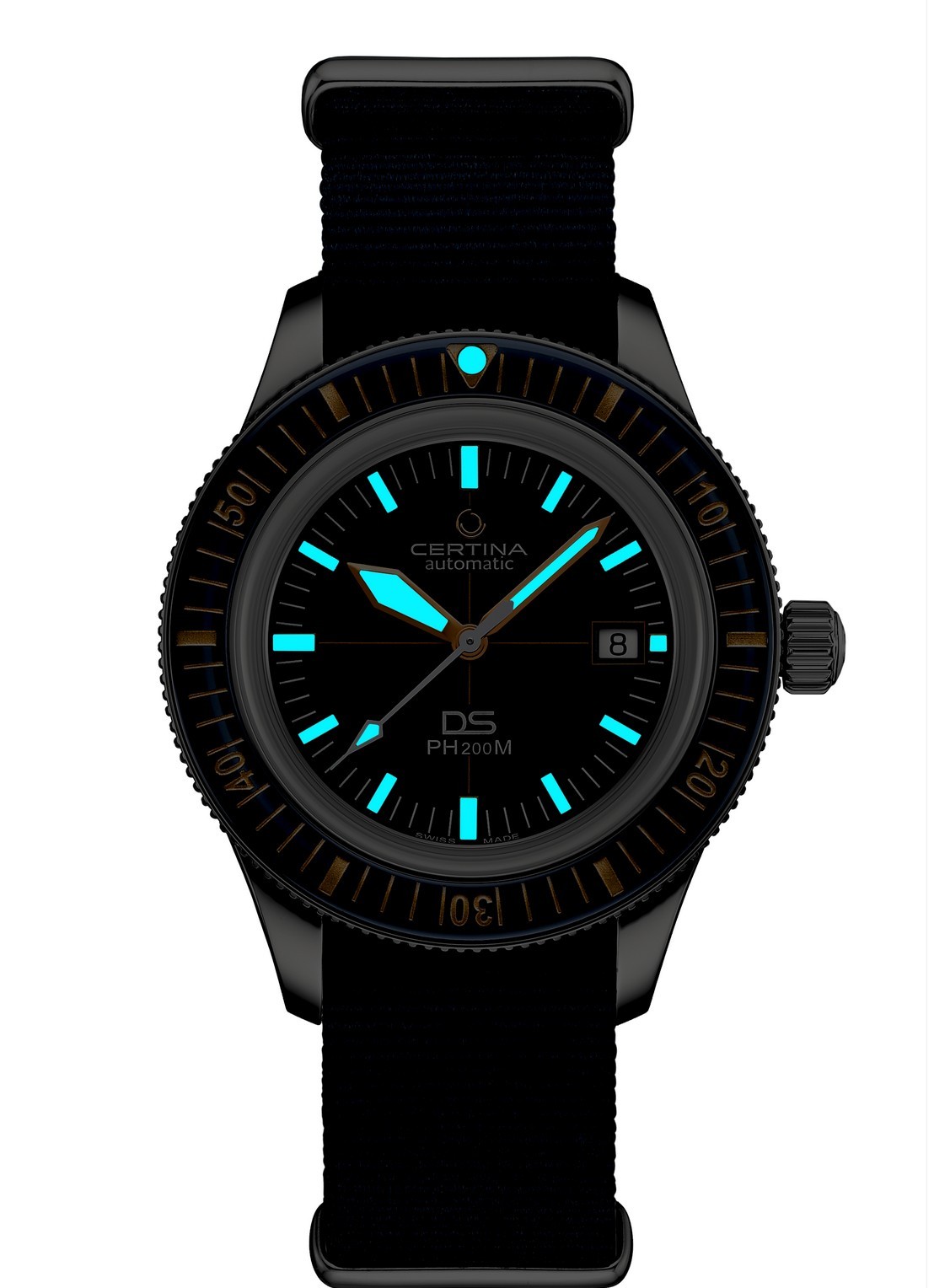 Certina DS PH200M horloge C0364071804000 - detail 3 zilver