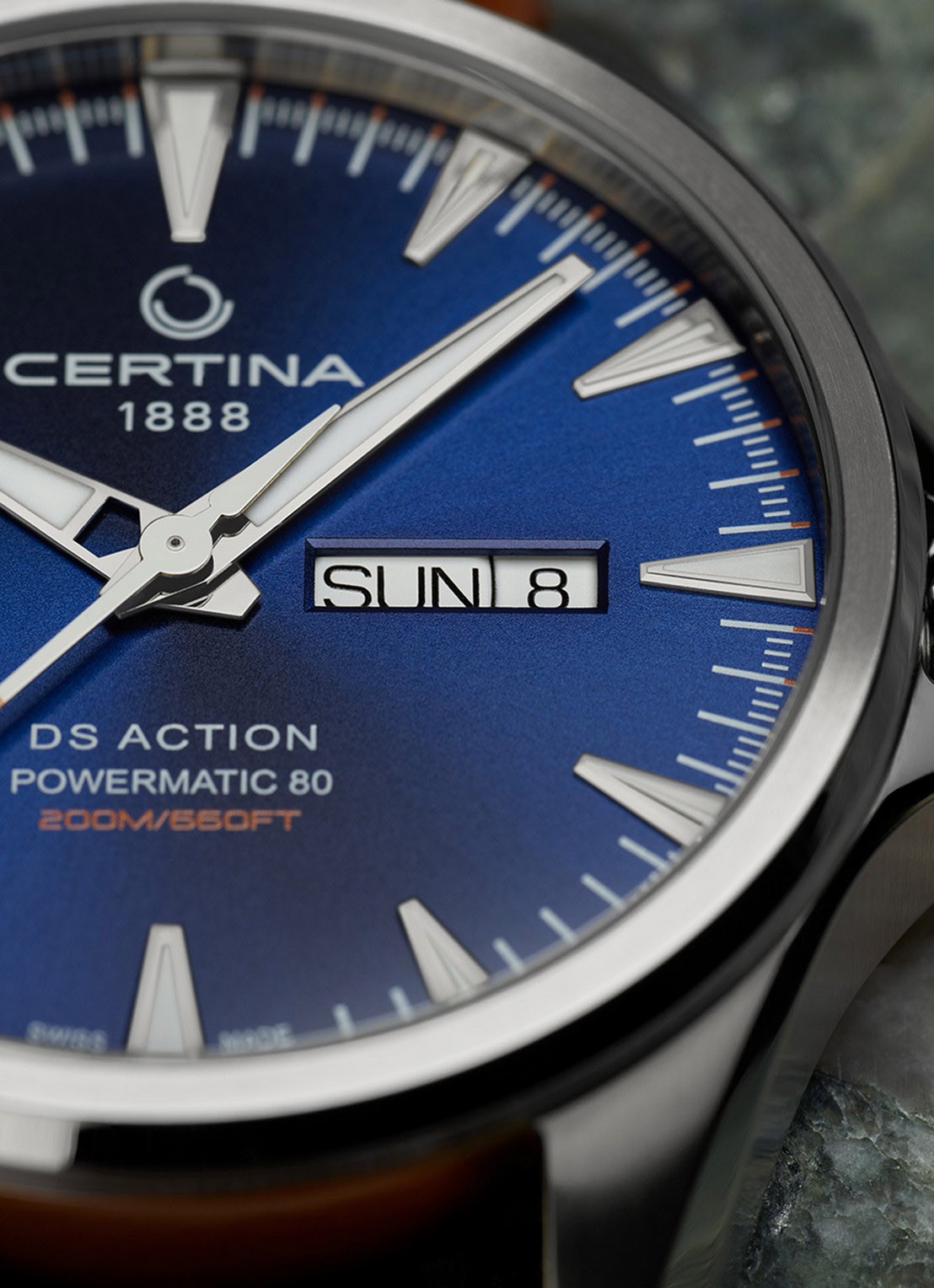 Certina Horloge DS Action Day-Date C0324301604100 - detail 4 bruin