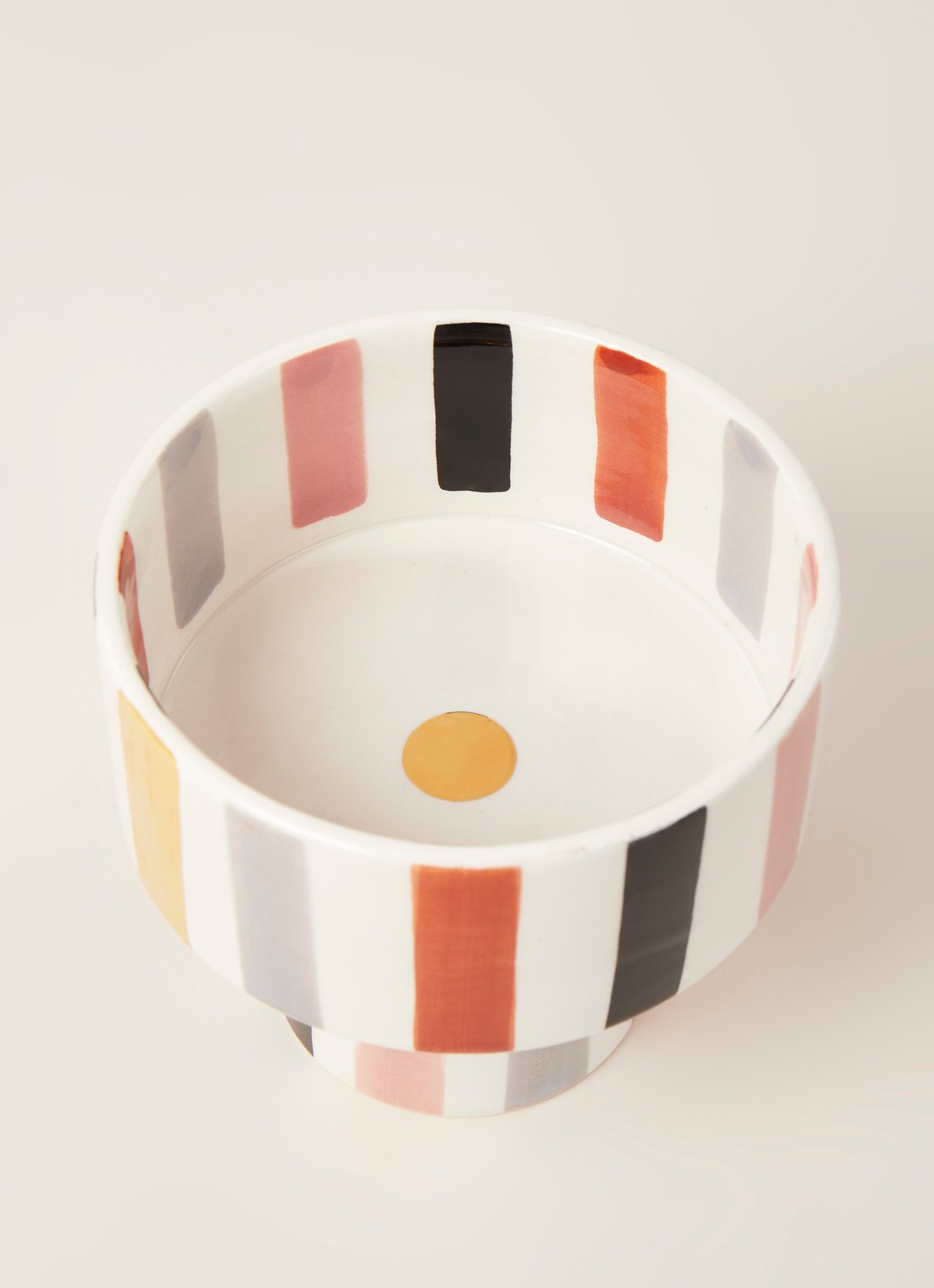 Chabi Chic Ourika schaal op voet 11,5 cm - detail multicolor