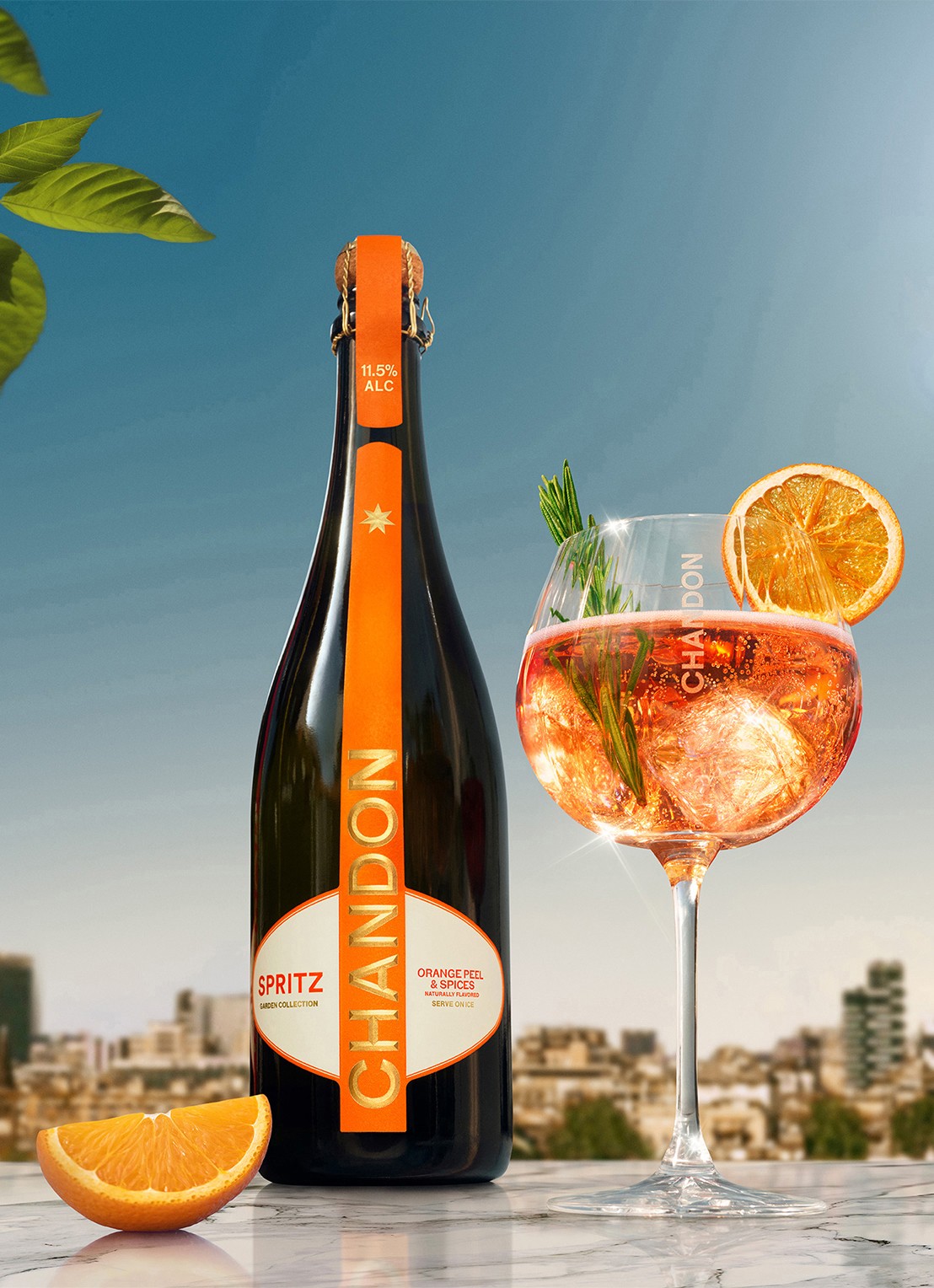 Chandon Spritz Chandon Spritz Orange mousserende aperitiefcocktail 750 ml - voorkant 2 undefined