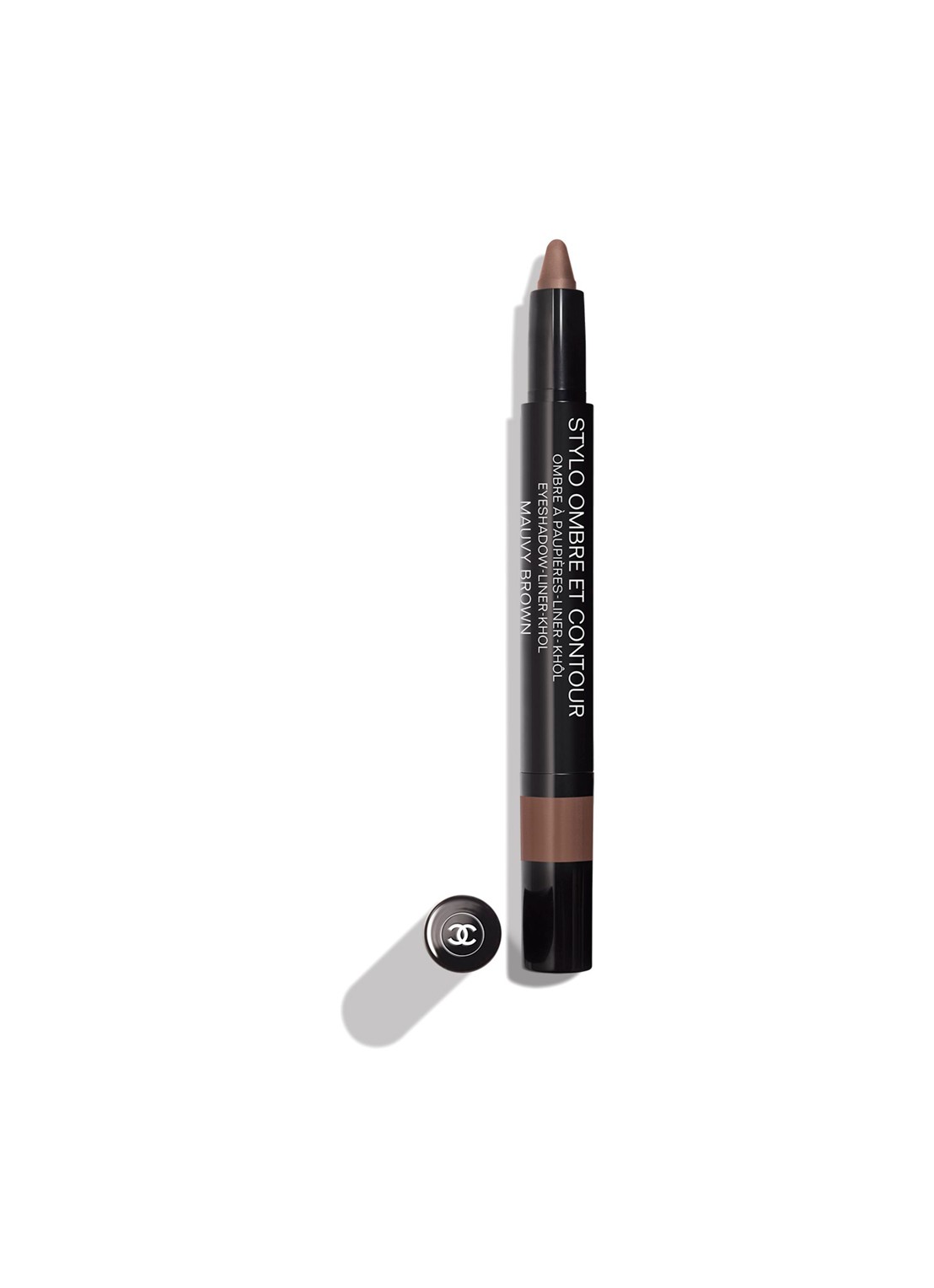 CHANEL 3-IN-1 OOGSCHADUW, EYELINER EN OOGPOTLOOD - voorkant 7 74 mauvy brown