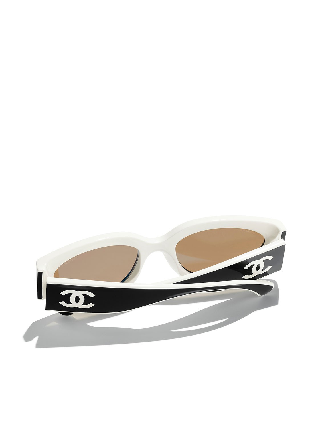 CHANEL CAT EYE ZONNEBRIL - detail 3 zwart