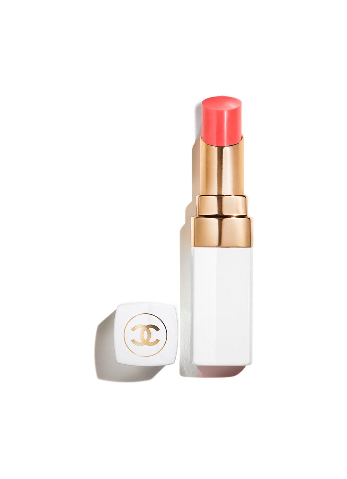 CHANEL DE VERFRAAIENDE HYDRATERENDE GETINTE BALSEM MET INTENSITEIT OP MAAT - voorkant 916 flirty coral