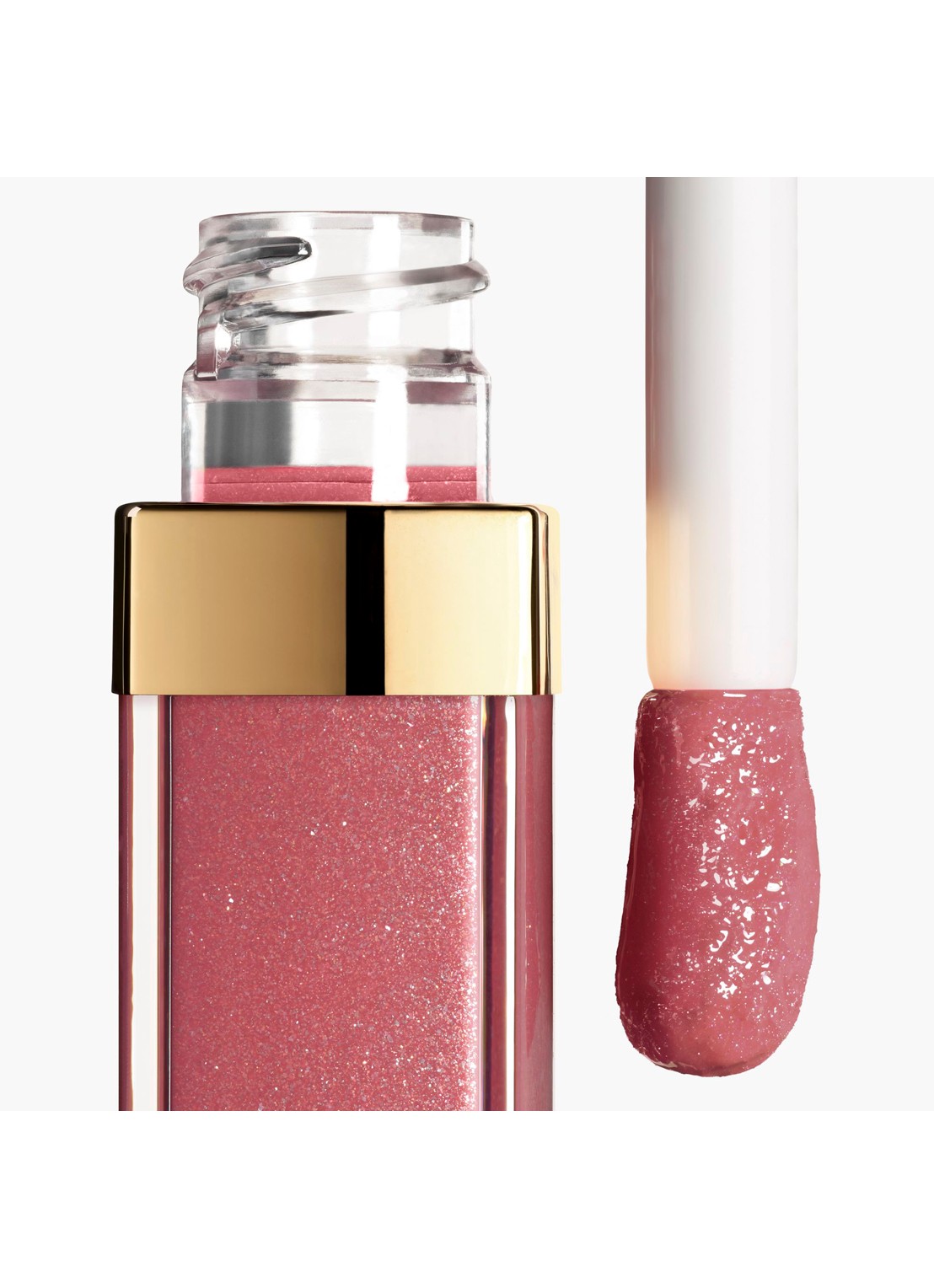CHANEL HYDRATERENDE EN GLADSTRIJKENDE HOOGGLANS GLOSS - voorkant 8 447 bourgeoisie