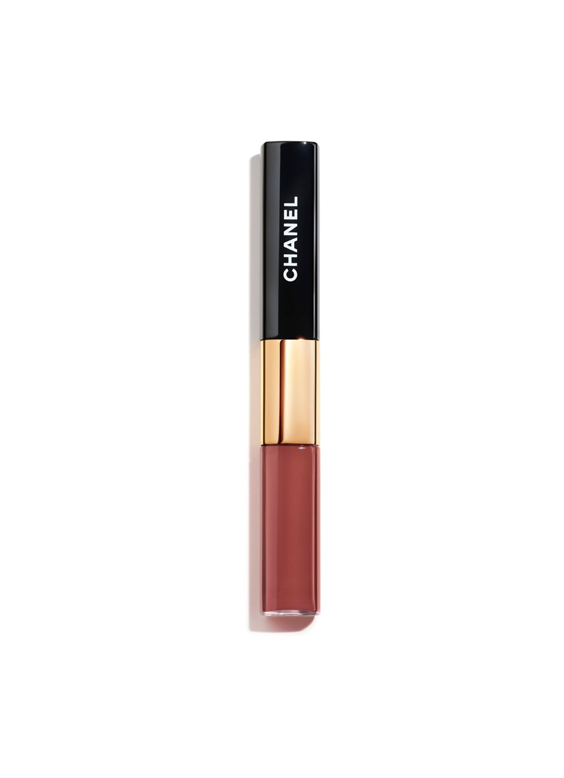 CHANEL LANGHOUDEND LIPPENDUO - voorkant 7 182 light brown