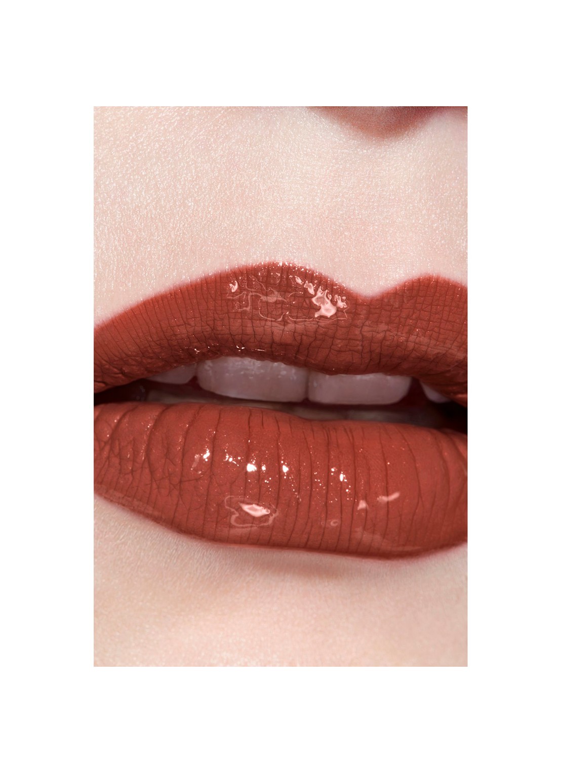 CHANEL LANGHOUDEND LIPPENDUO - detail 5 196 red brown