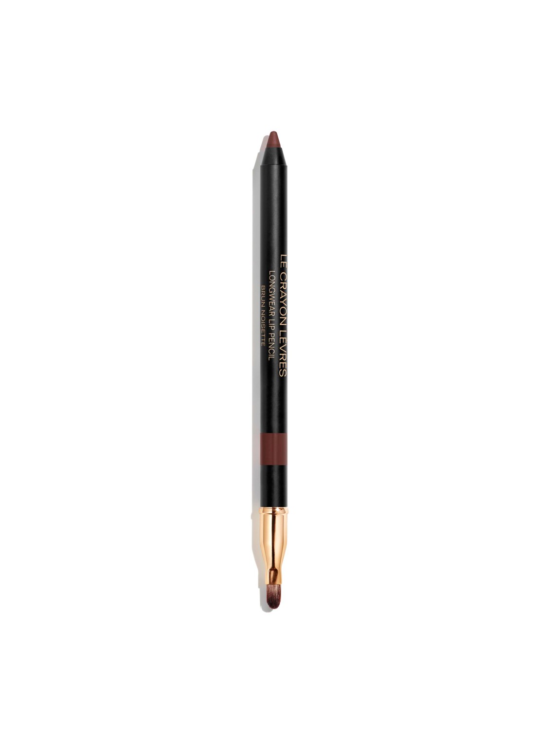 CHANEL LANGHOUDEND LIPPENPOTLOOD  - voorkant 264 brun noisette