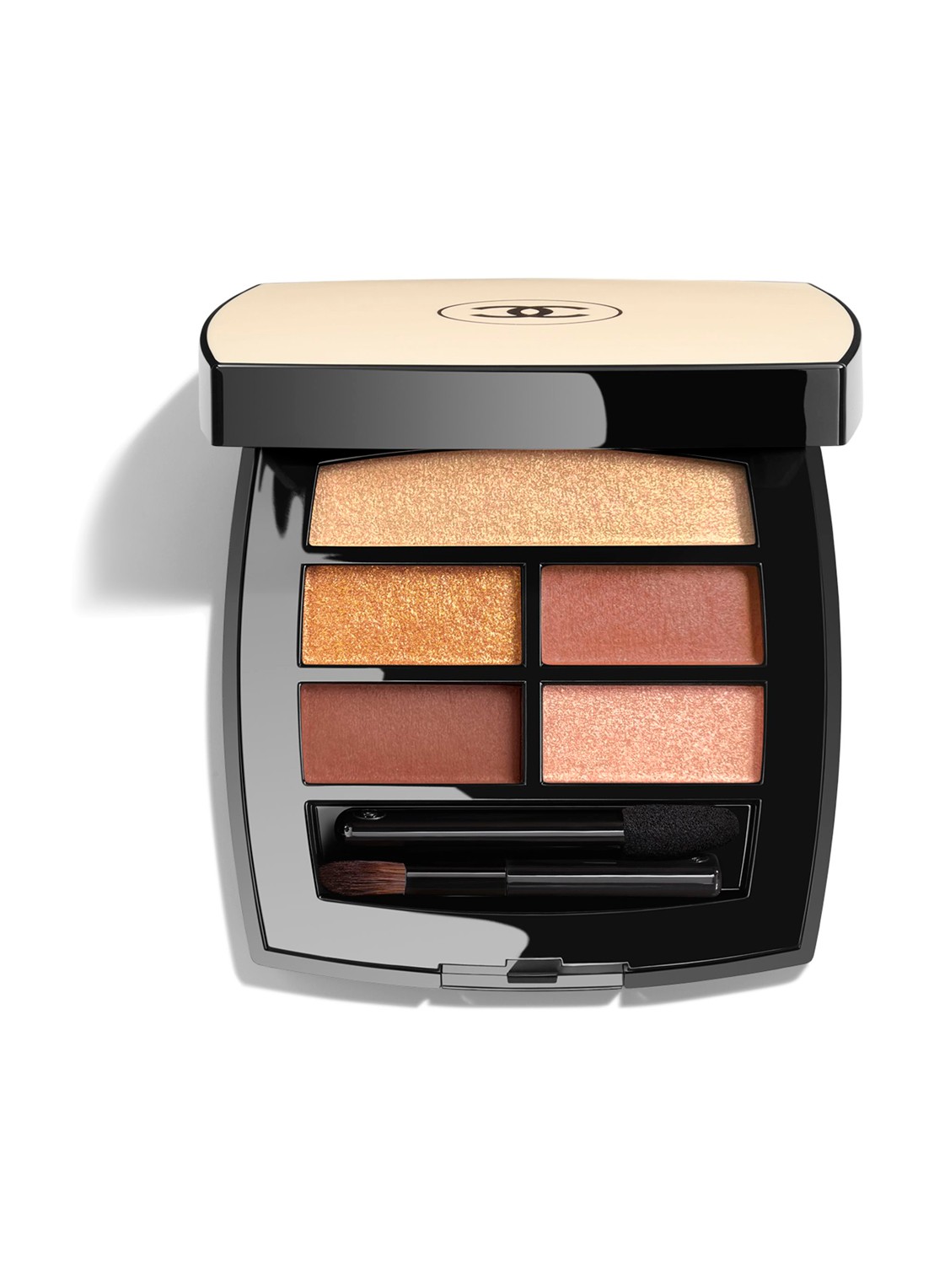 CHANEL OOGSCHADUWPALET VOOR EEN NATUURLIJK STRALENDE TEINT - voorkant 6 golden
