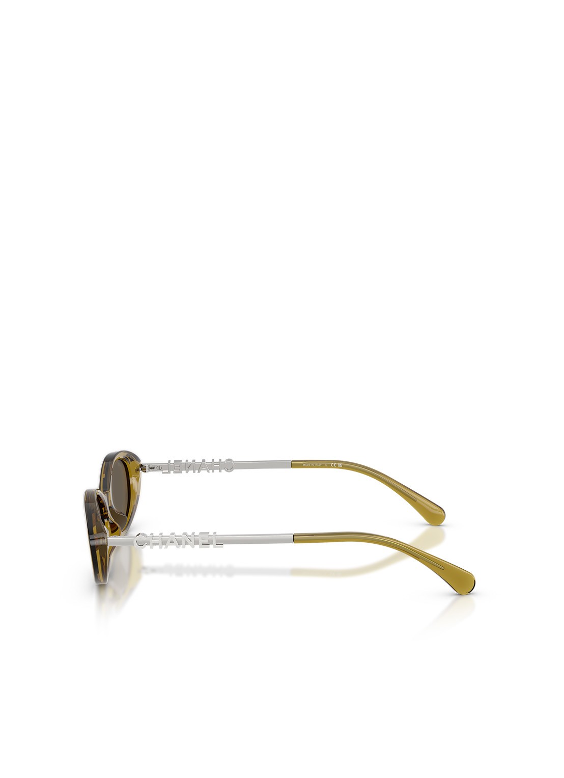 CHANEL OVALE ZONNEBRIL - detail 4 bruin