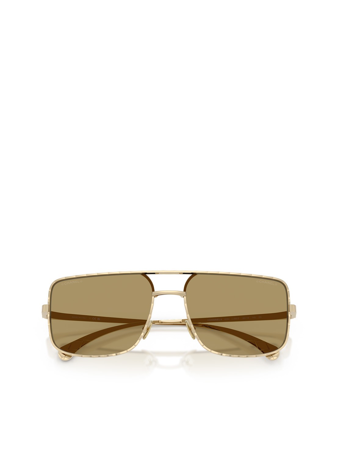CHANEL PILOTEN ZONNEBRIL - detail 3 goud