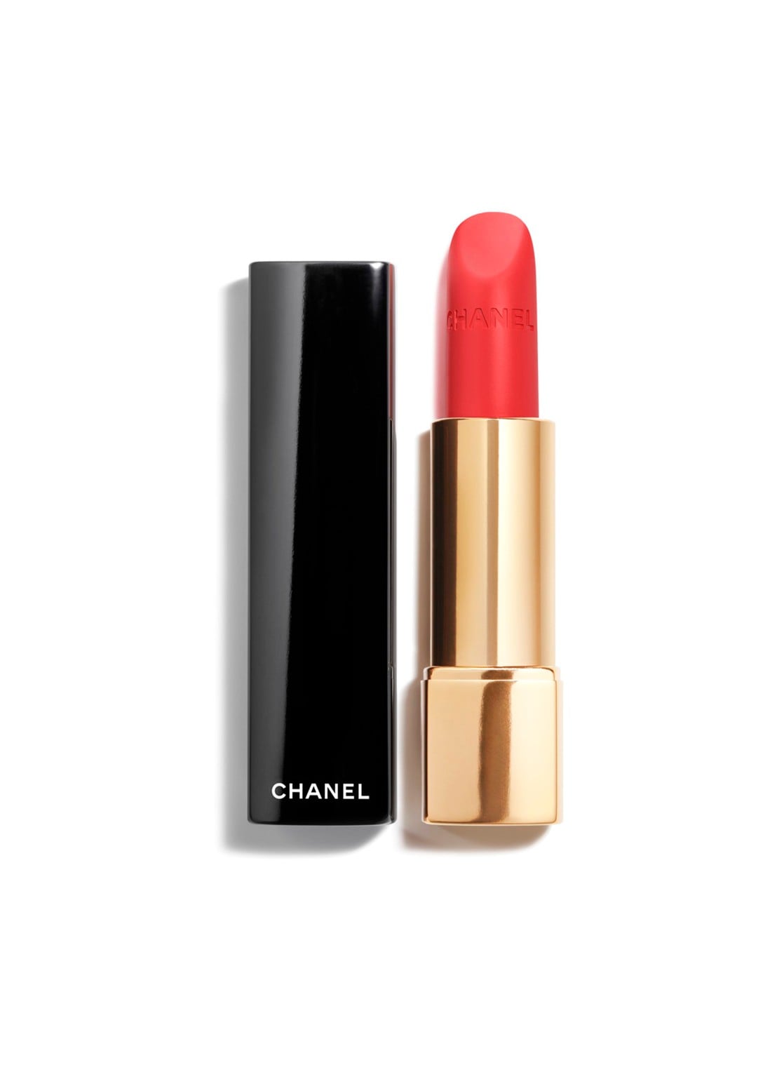 CHANEL STRALENDE FLUWEELACHTIGE LIPPENSTIFT - voorkant 6 47 flamboyante 