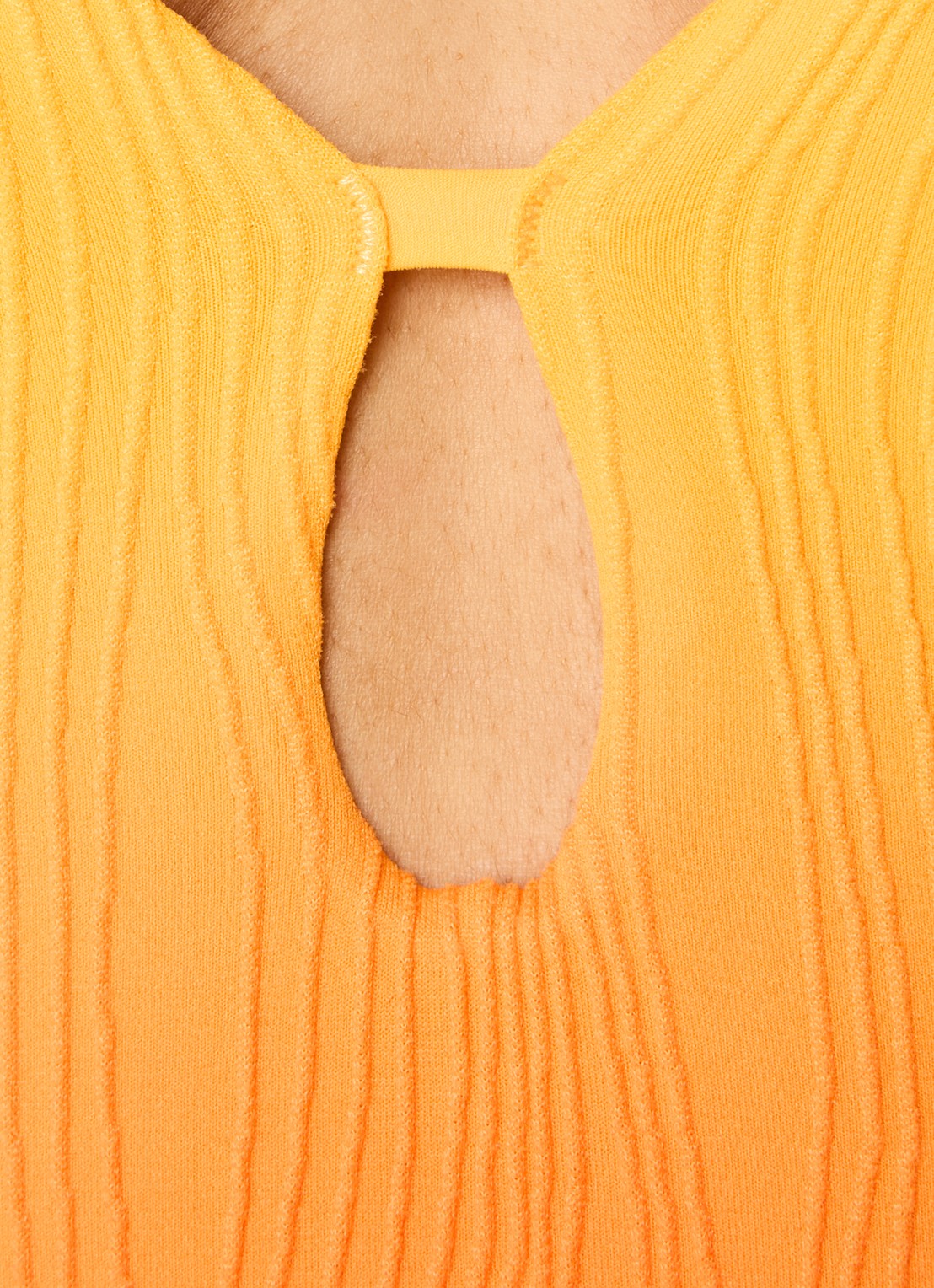 Chantelle Badpak met gekruiste banden  - detail 2 oranjerood