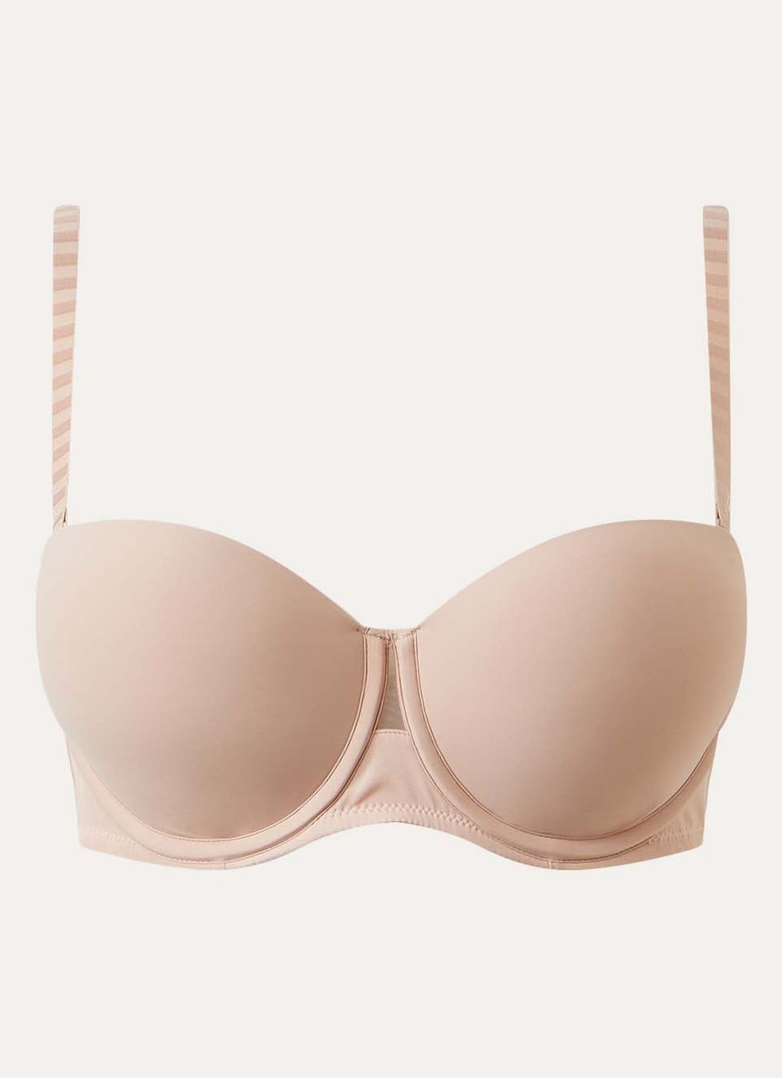 Chantelle Balconette bh met mesh - voorkant beige