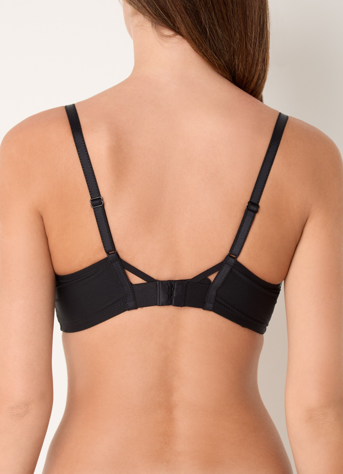 Chantelle Bh met kant en mesh - achterkant 5 zwart