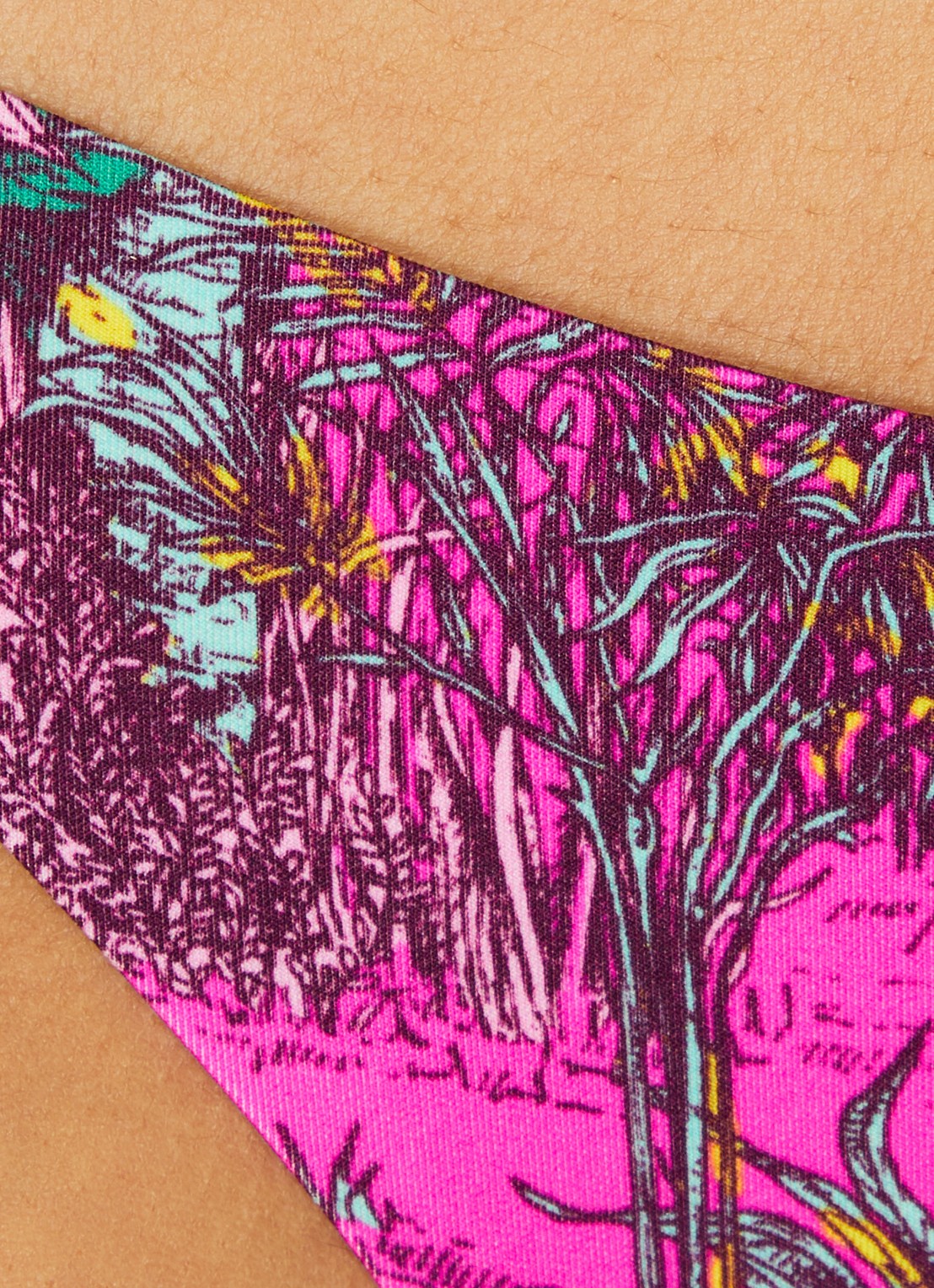 Chantelle Bikinislip met print - detail 3 fuchsia