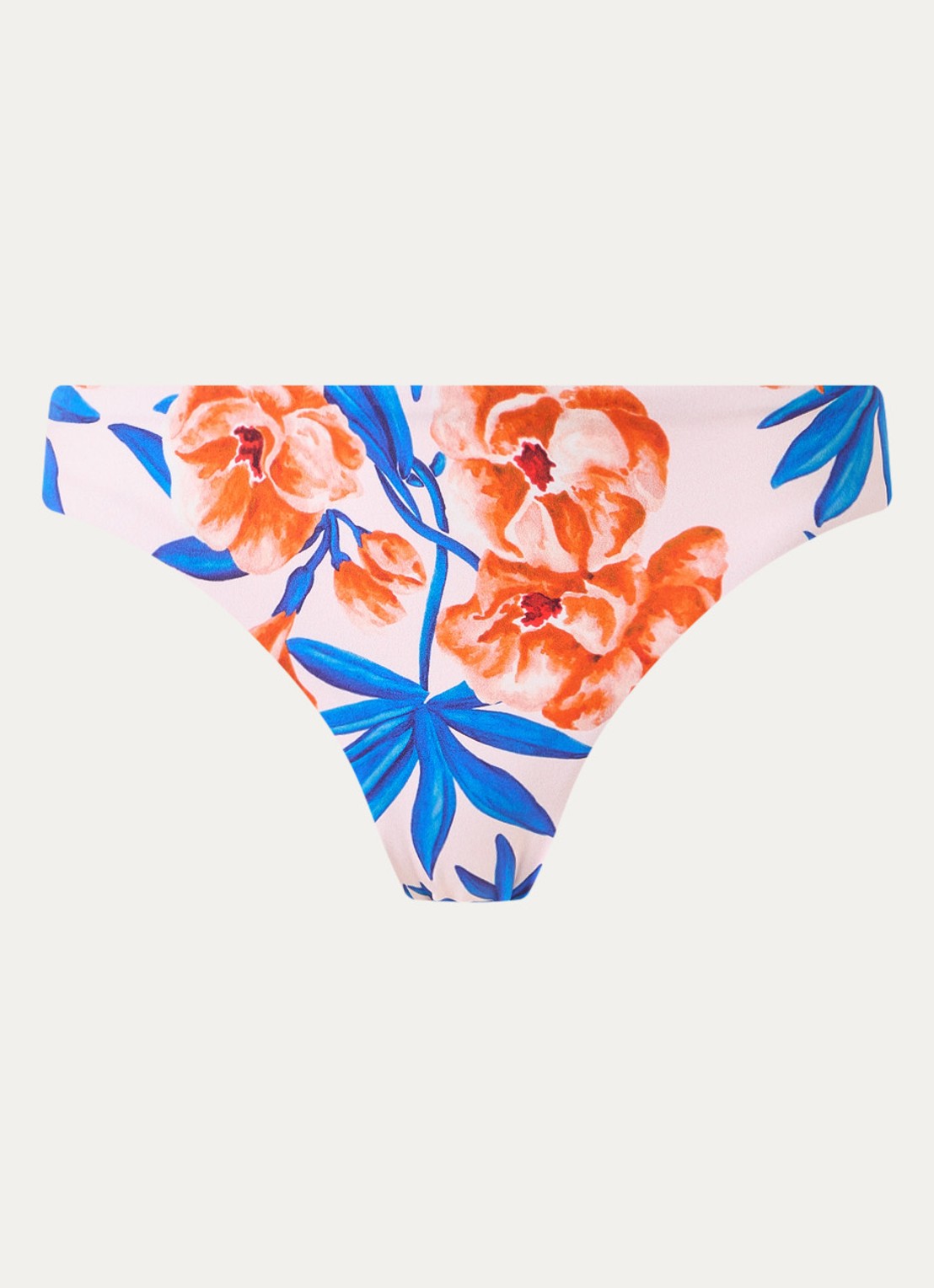 Chantelle Bikinislip met print - voorkant kobaltblauw