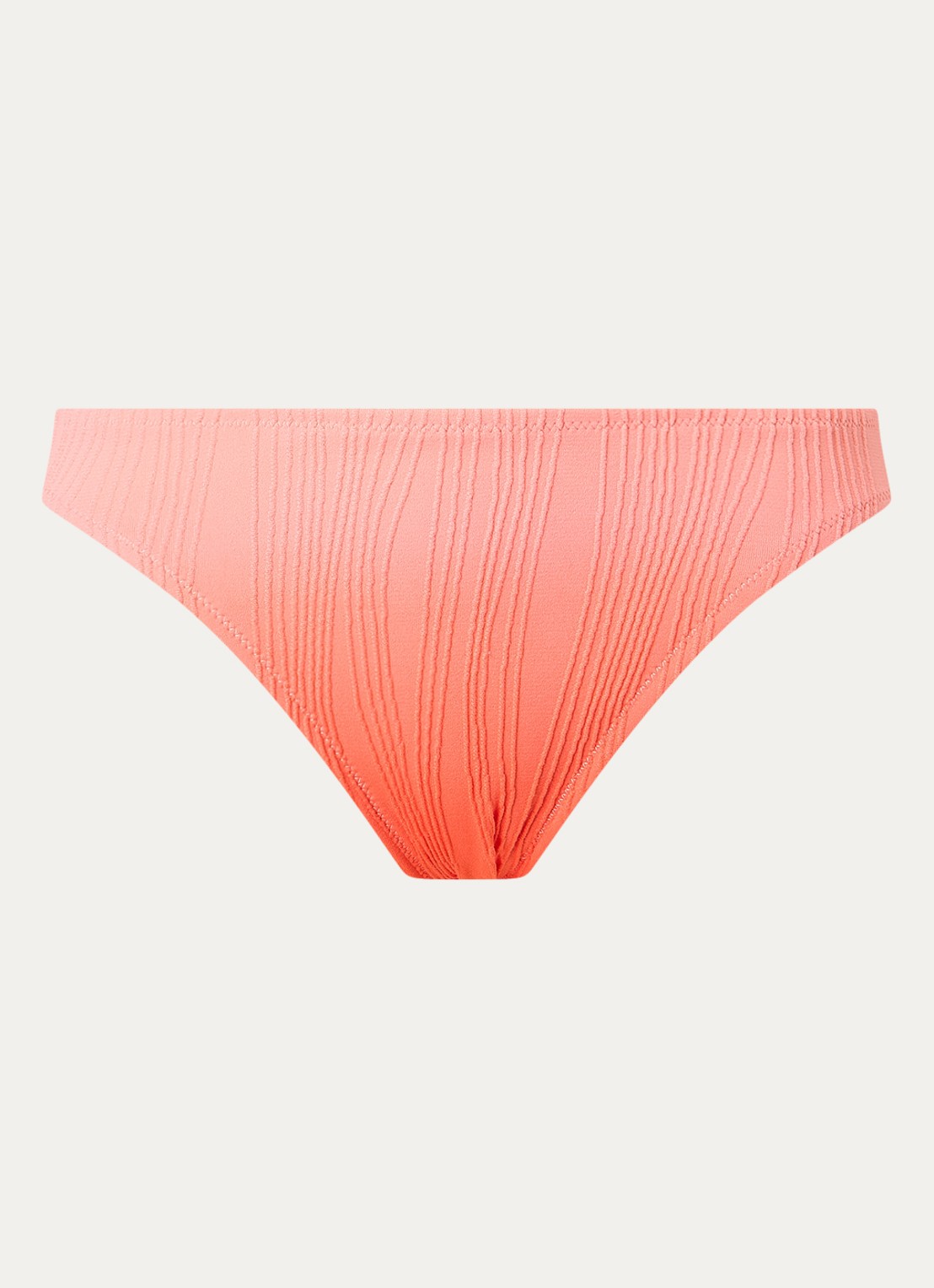 Chantelle Bikinislip met structuur - voorkant 2 oranje