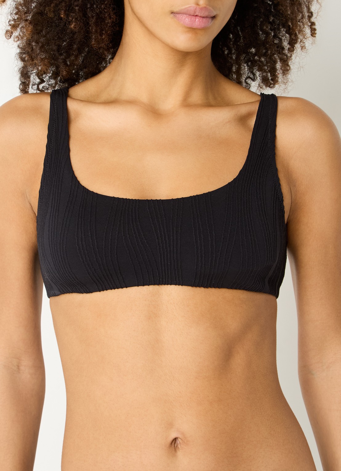 Chantelle Bikinitop met structuur en uitneembare vulling - detail 4 zwart