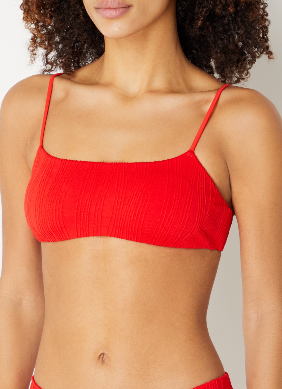 Chantelle Bikinitop met uitneembare vulling - detail rood