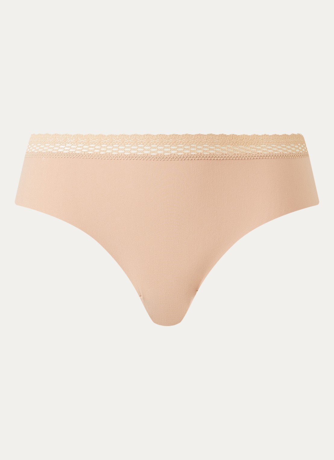 Chantelle Cozy Chic hipster met kant - voorkant 3 oudroze