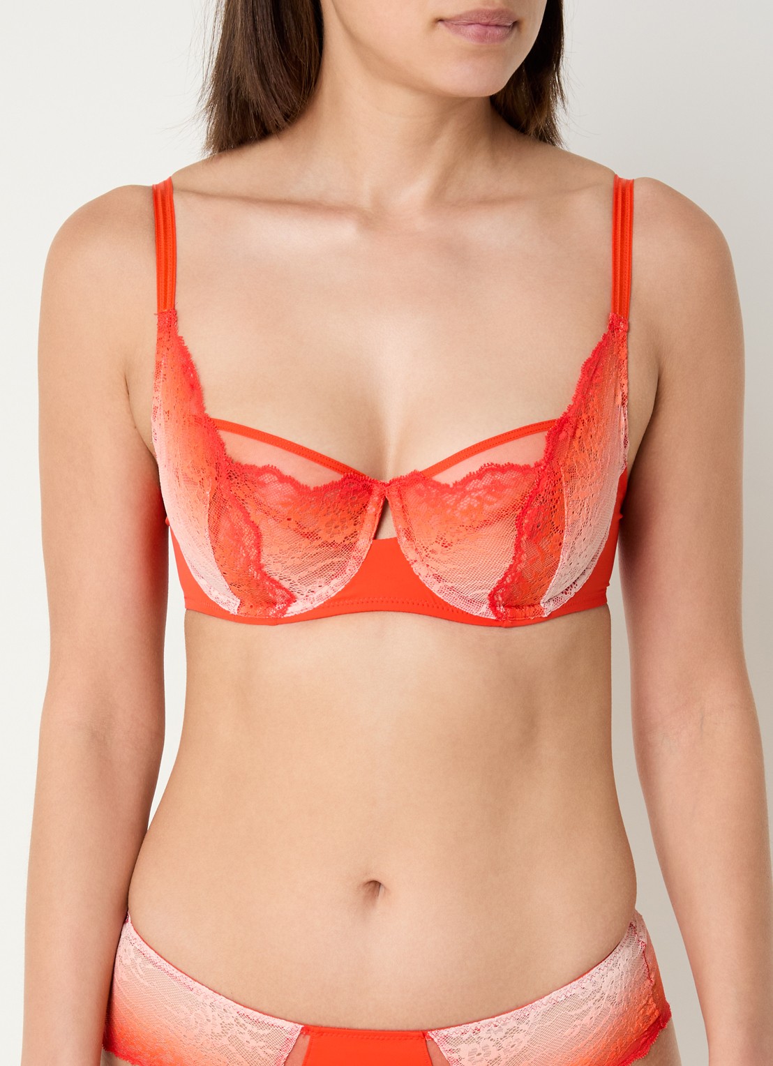 Chantelle Crush beugel bh met kant - detail 3 rood