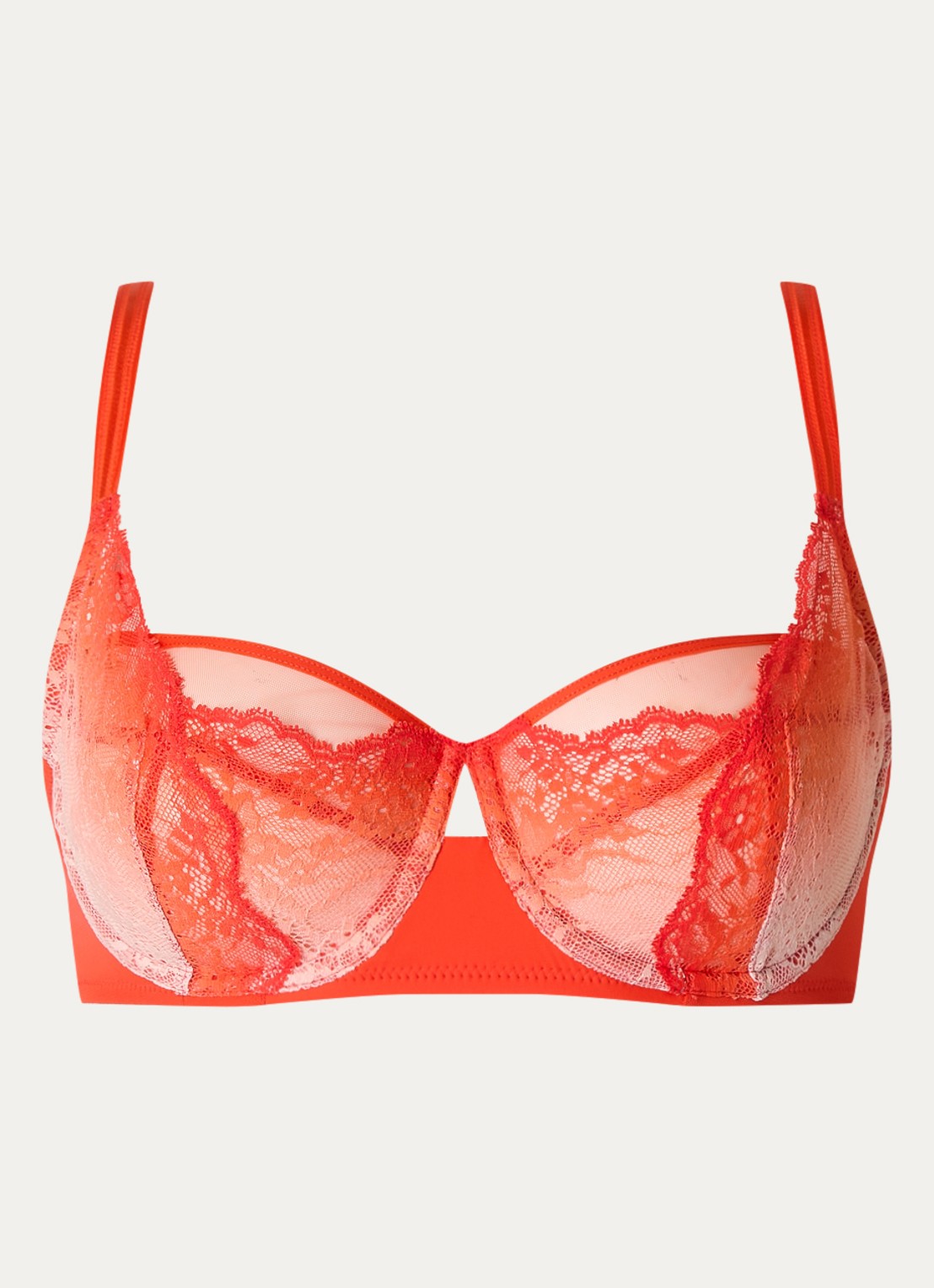 Chantelle Crush beugel bh met kant - voorkant rood