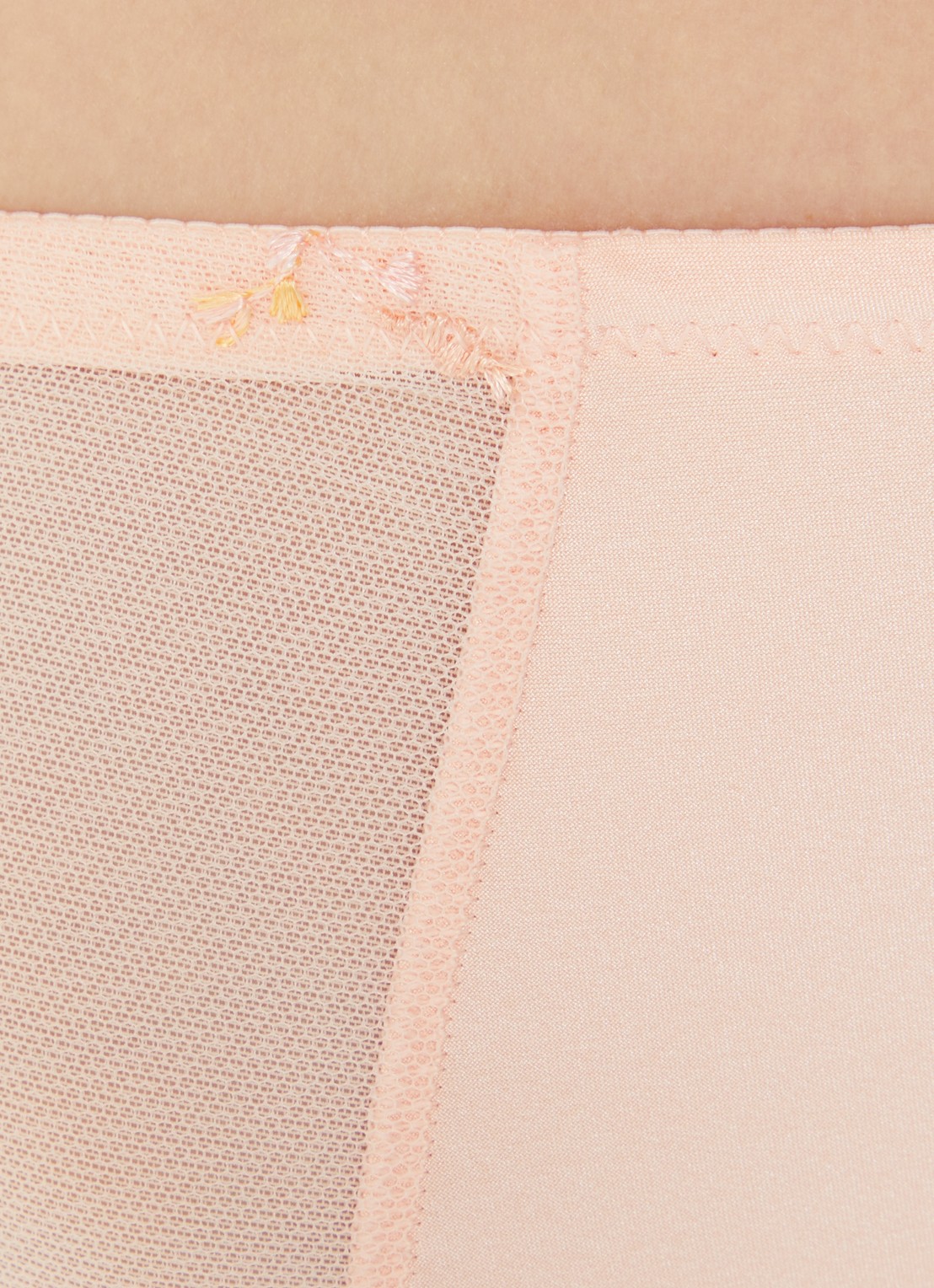 Chantelle Every Curve high waisted slip met borduring - detail 3 zalmroze