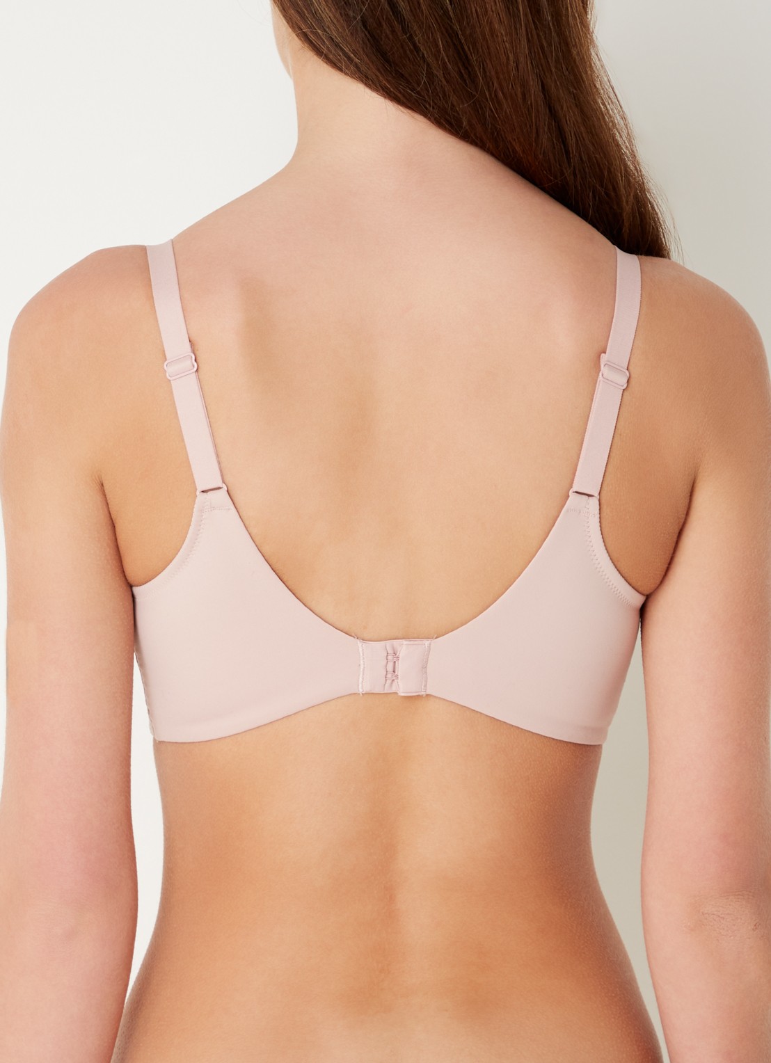 Chantelle Floral Touch beugel bh met kant - achterkant oudroze