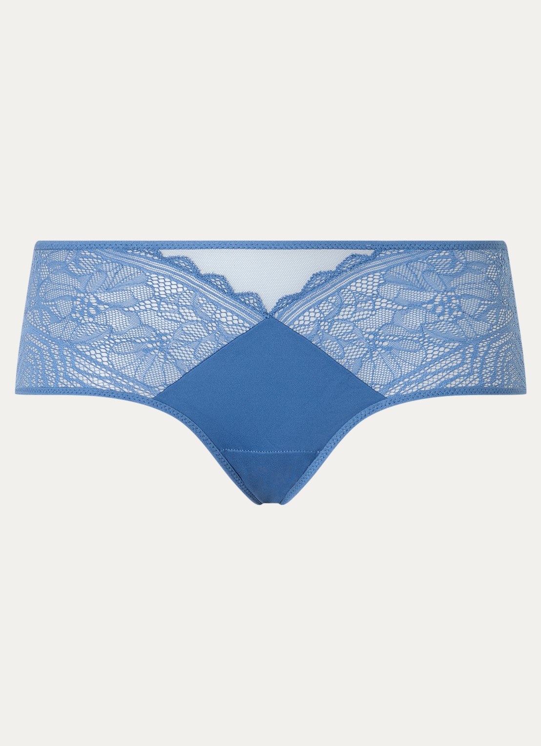 Chantelle Floral Touch shorty met kant - voorkant 4 indigo