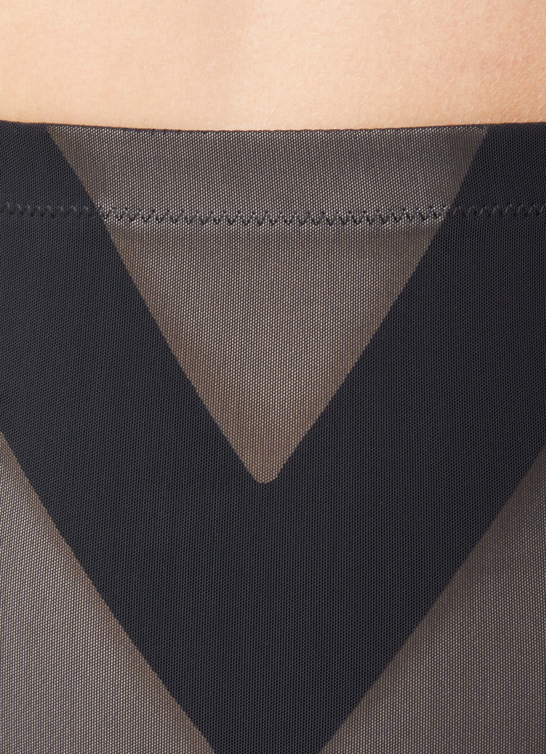 Chantelle Glam Shaping high waisted corrigerende slip - detail 4 zwart