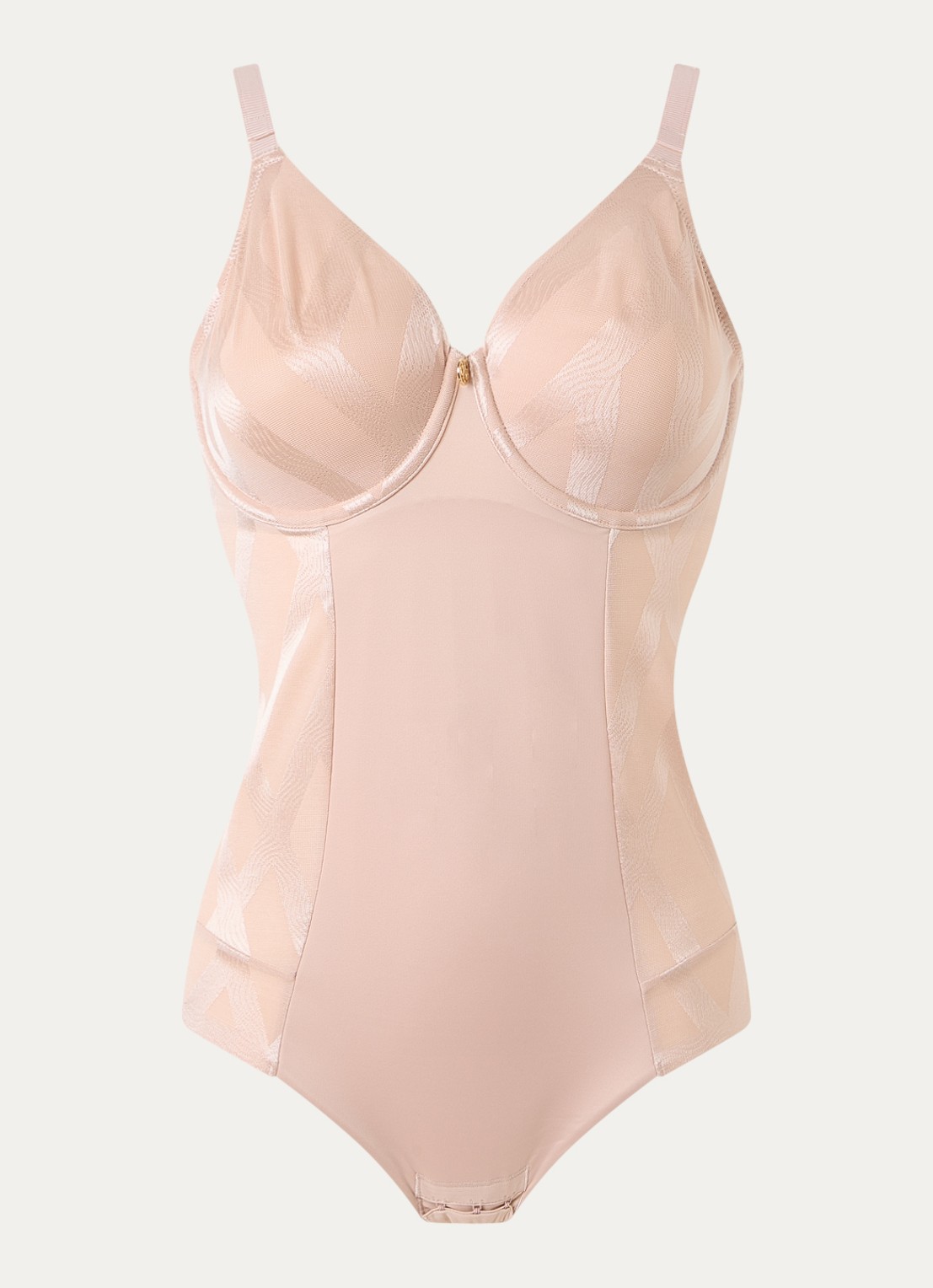 Chantelle Glaze body met beugelondersteuning - voorkant 2 oudroze