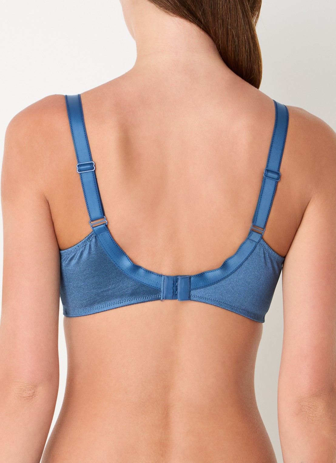 Chantelle Hedona beugel bh met borduring - achterkant 5 blauw