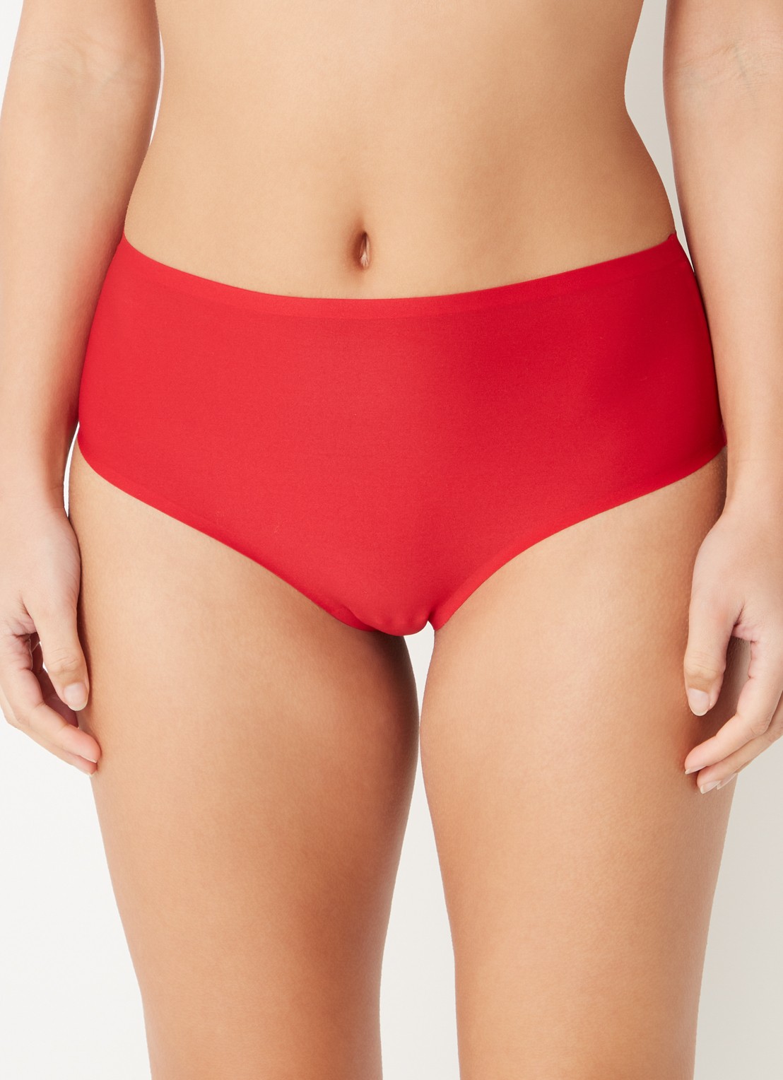 Chantelle High waisted naadloze string - detail 3 rood