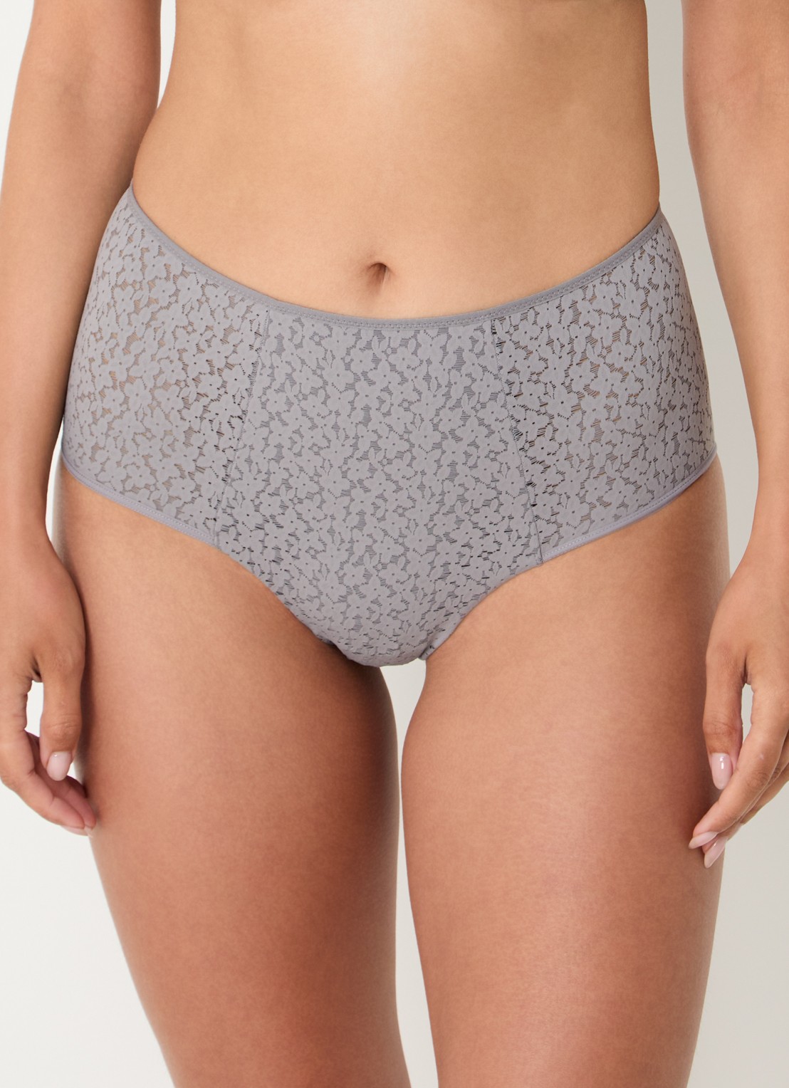 Chantelle High waisted slip met kant - detail 4 taupe