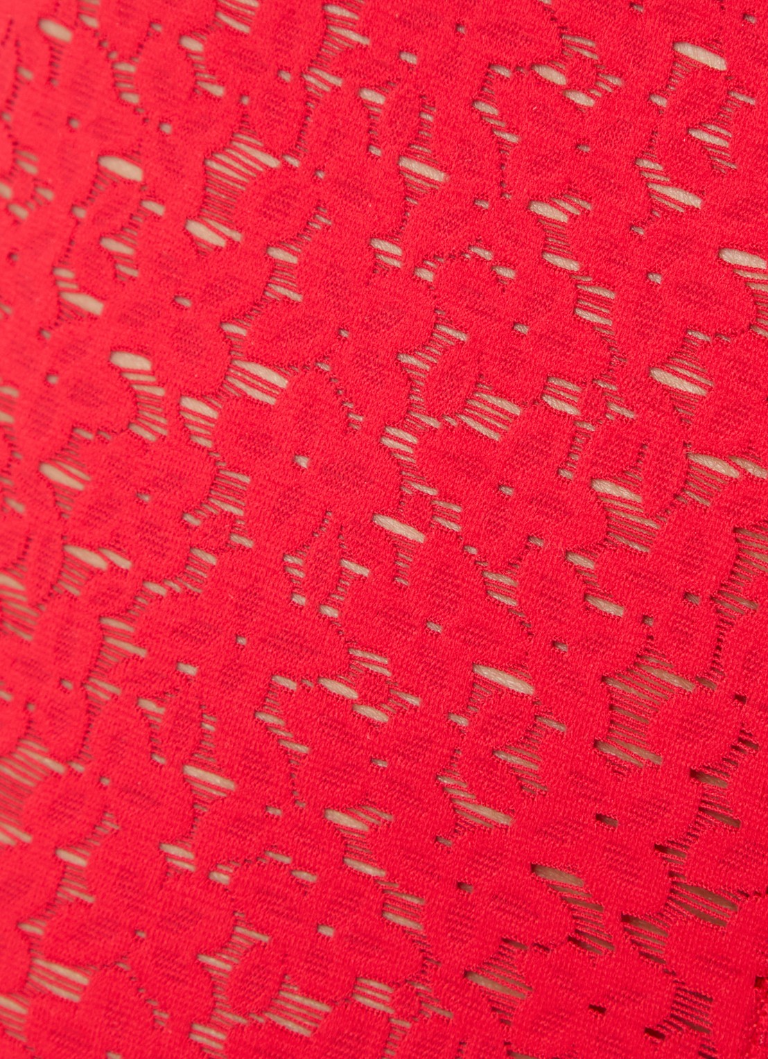 Chantelle High waisted slip met kant - detail 2 rood