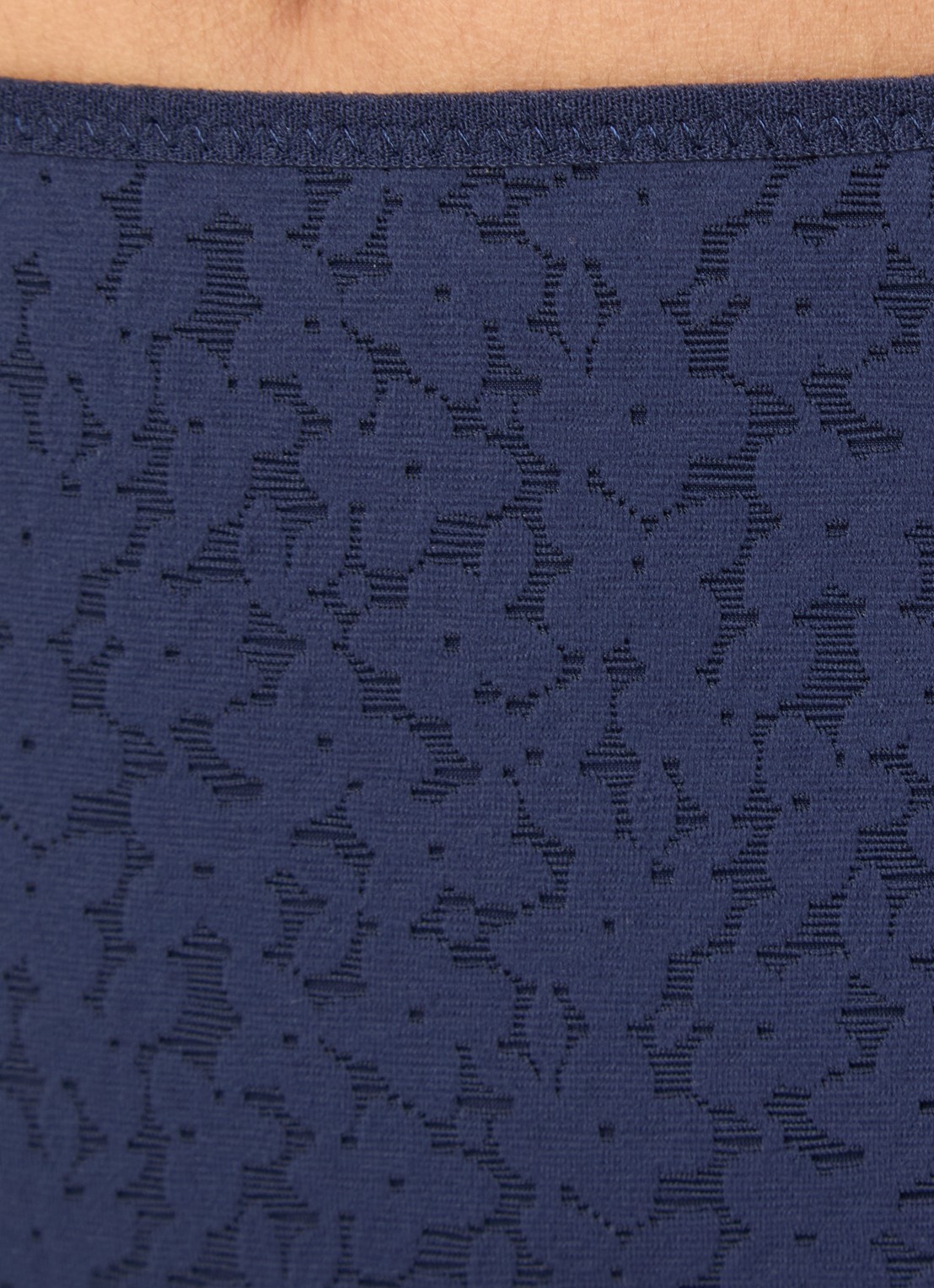 Chantelle High waisted slip met kant - detail 2 donkerblauw